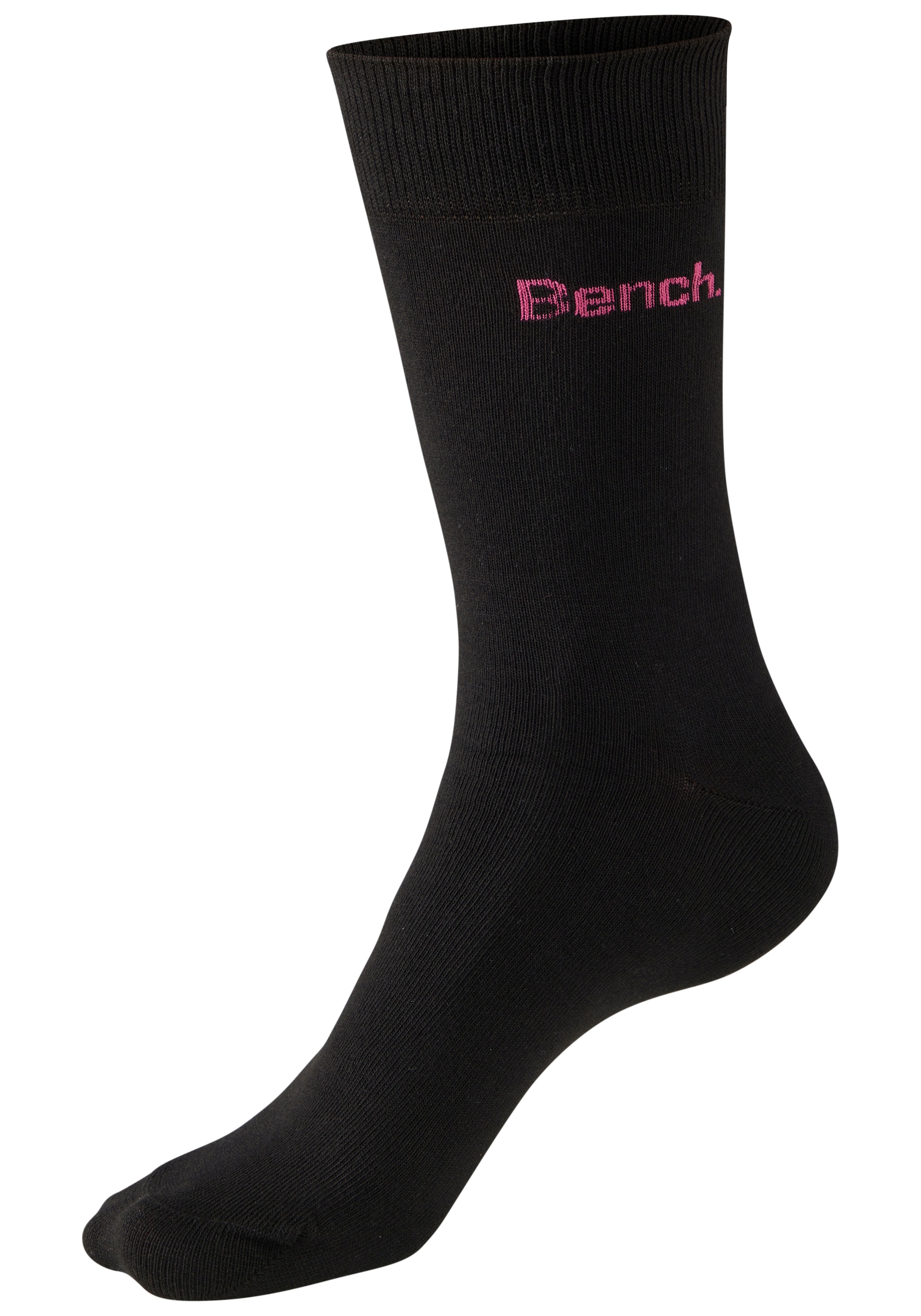 Bench. Basicsocken »Herrensocken für Beruf und Freizeit« Packung, 6 Paar tlg. mit farbigem kleinen Markenlogo
