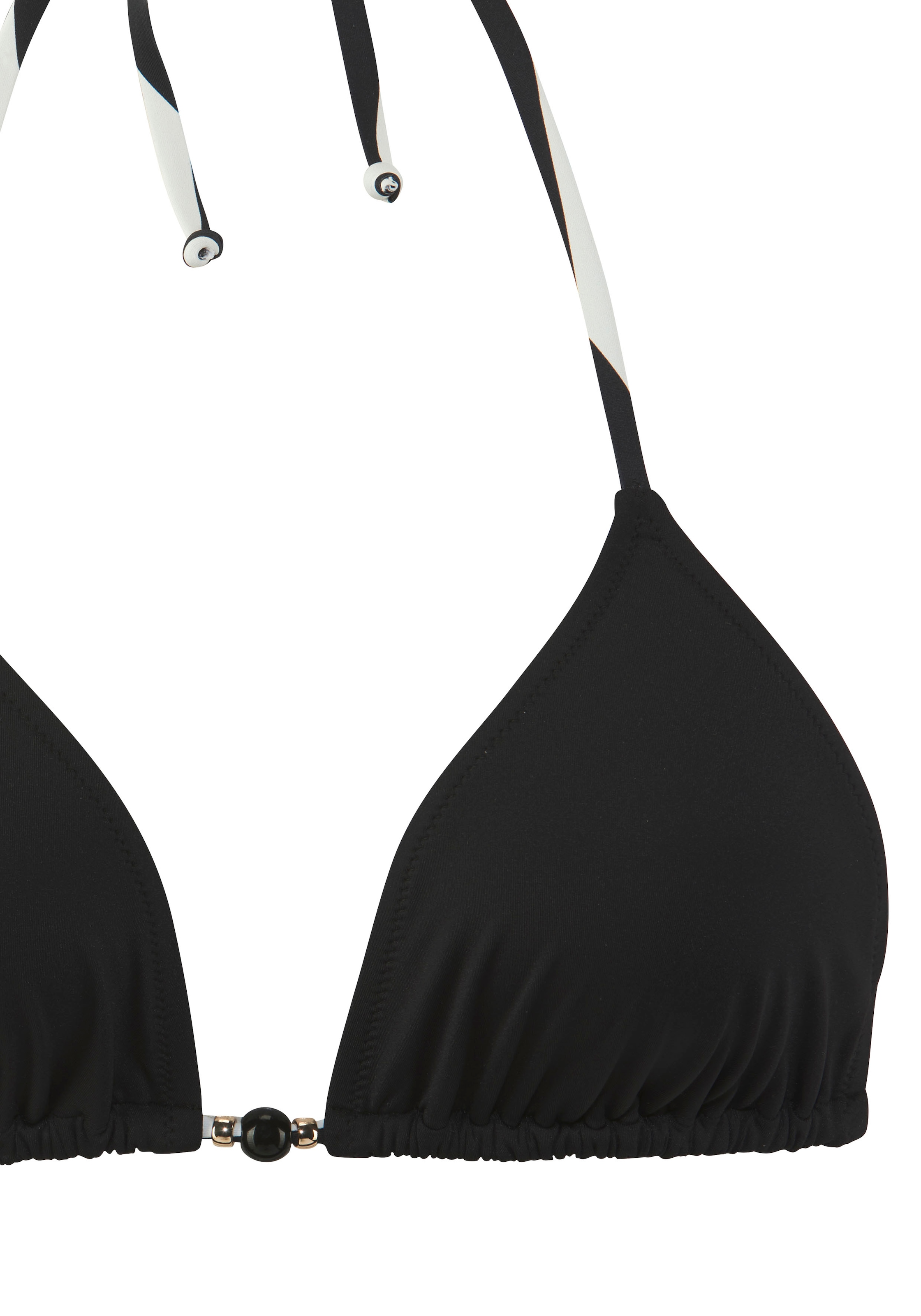 French Connection Triangel-Bikini »Claire«, Mit kontrast Zierperlen