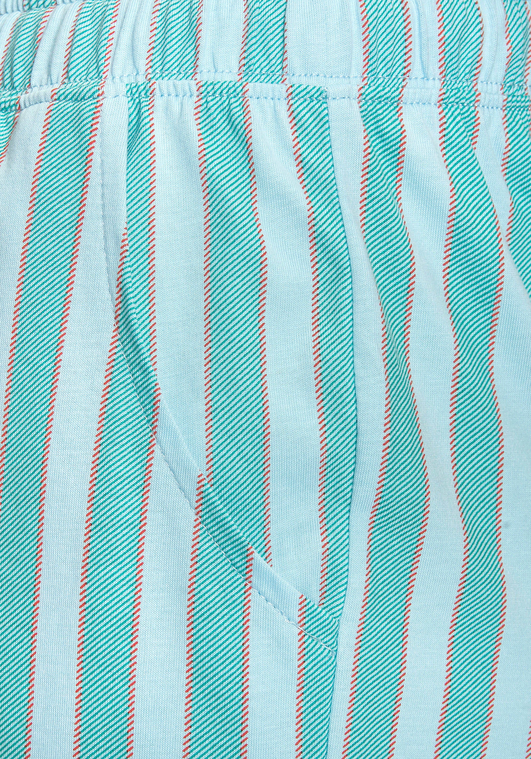 Vivance Dreams Pyjama, (Set, 2 tlg.), Zartes Streifenmuster