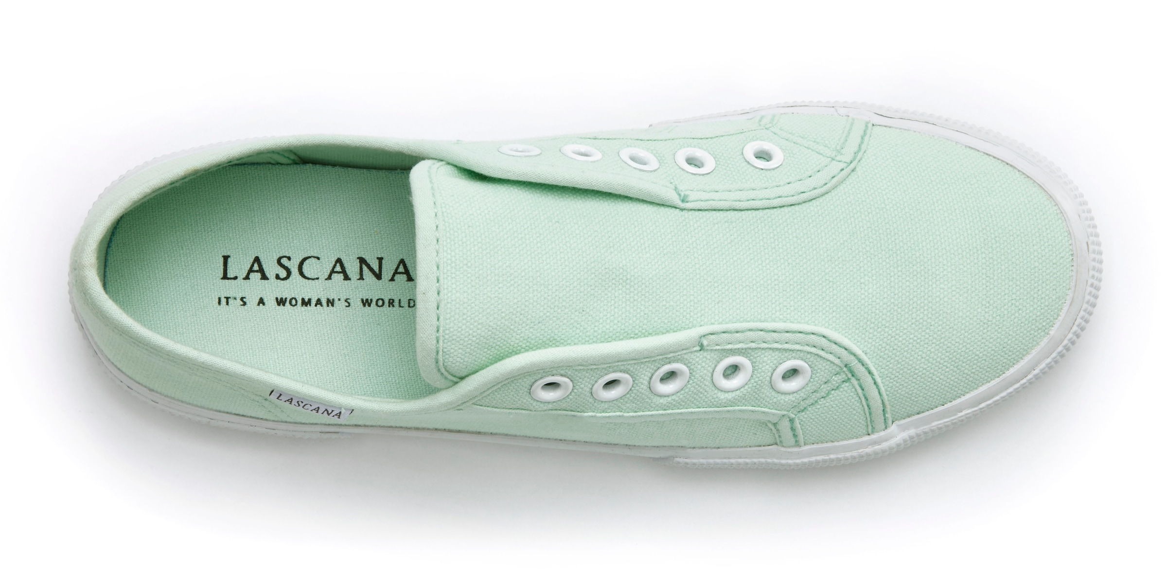 LASCANA Sneaker, Slipper, Halbschuh bequem zum Reinschlüpfen VEGAN