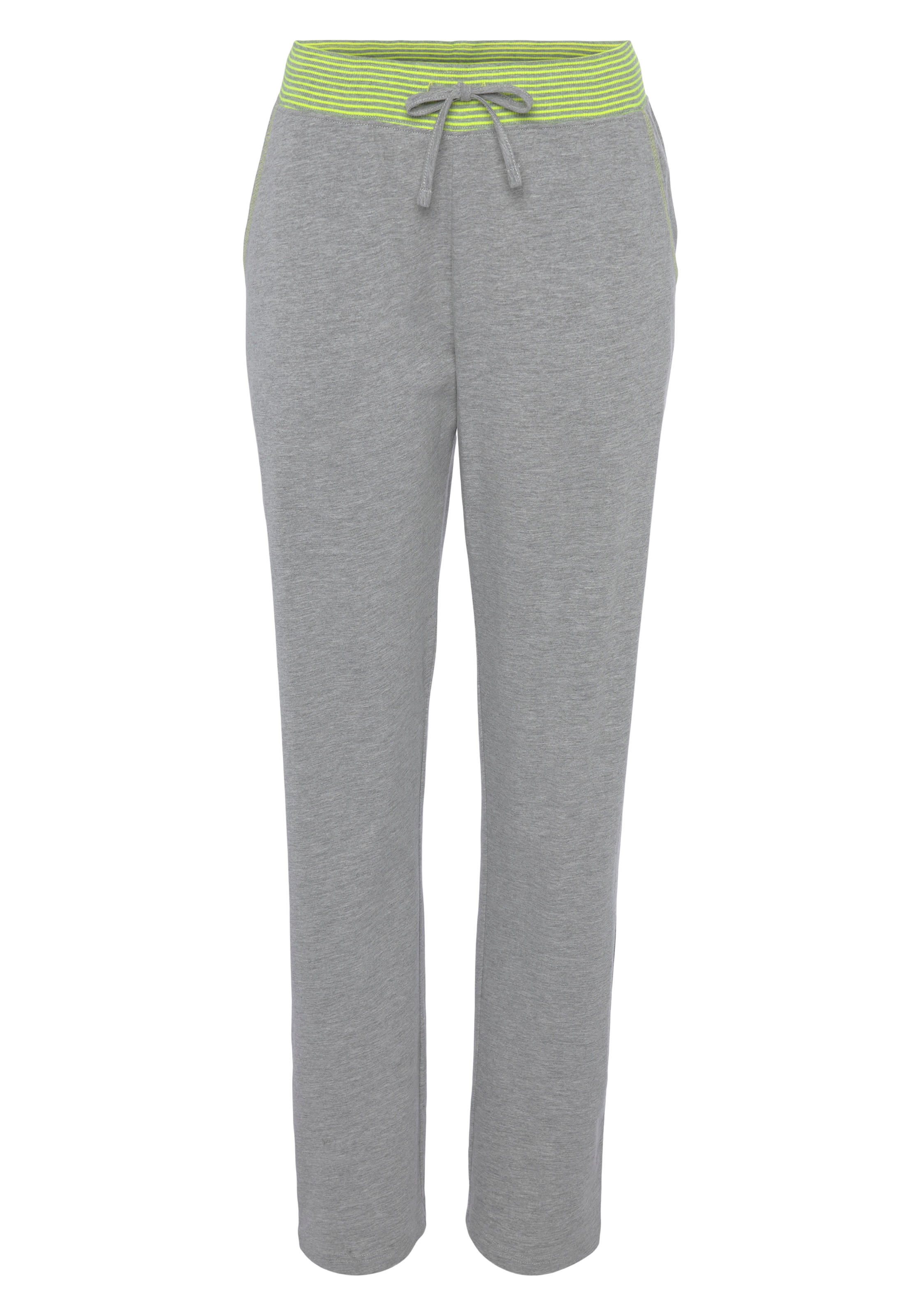 Vivance Dreams Pyjama 2 Stk. tlg., mit dekorativen Flatlock-Nähten in Neonfarben