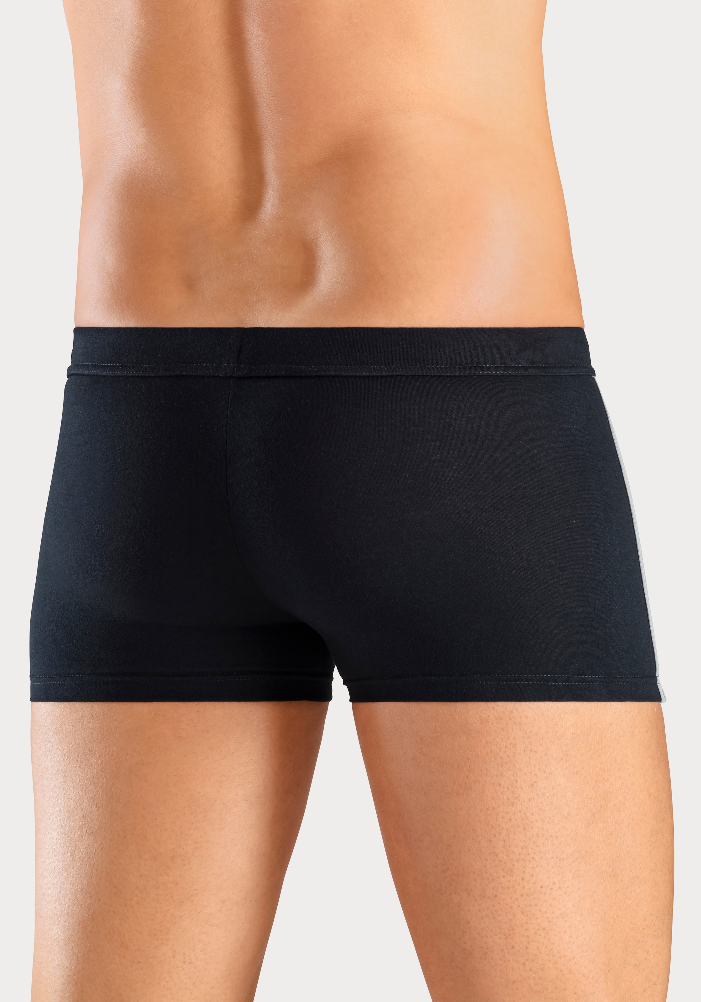 H.I.S Boxer »Boxershorts für Herren«, (Packung, 4 St.), mit kontrastfarbigen Streifen an den Seiten