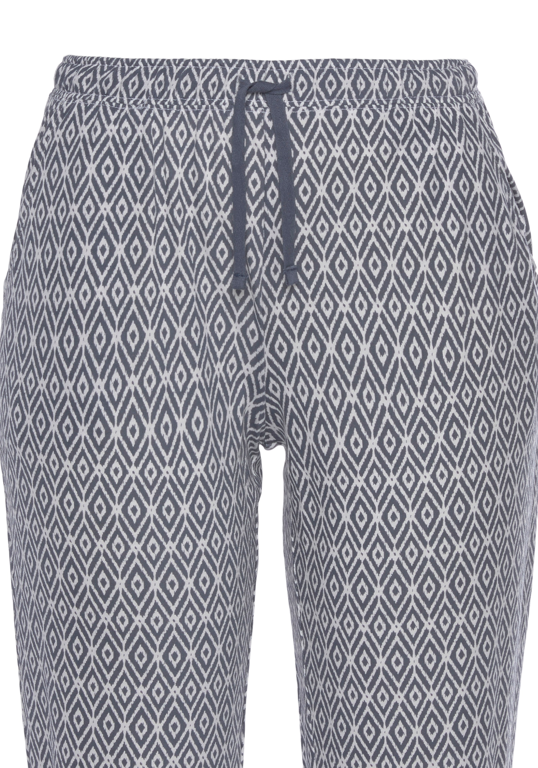 Vivance Dreams Pyjama, (2 tlg.), in schönem Muster