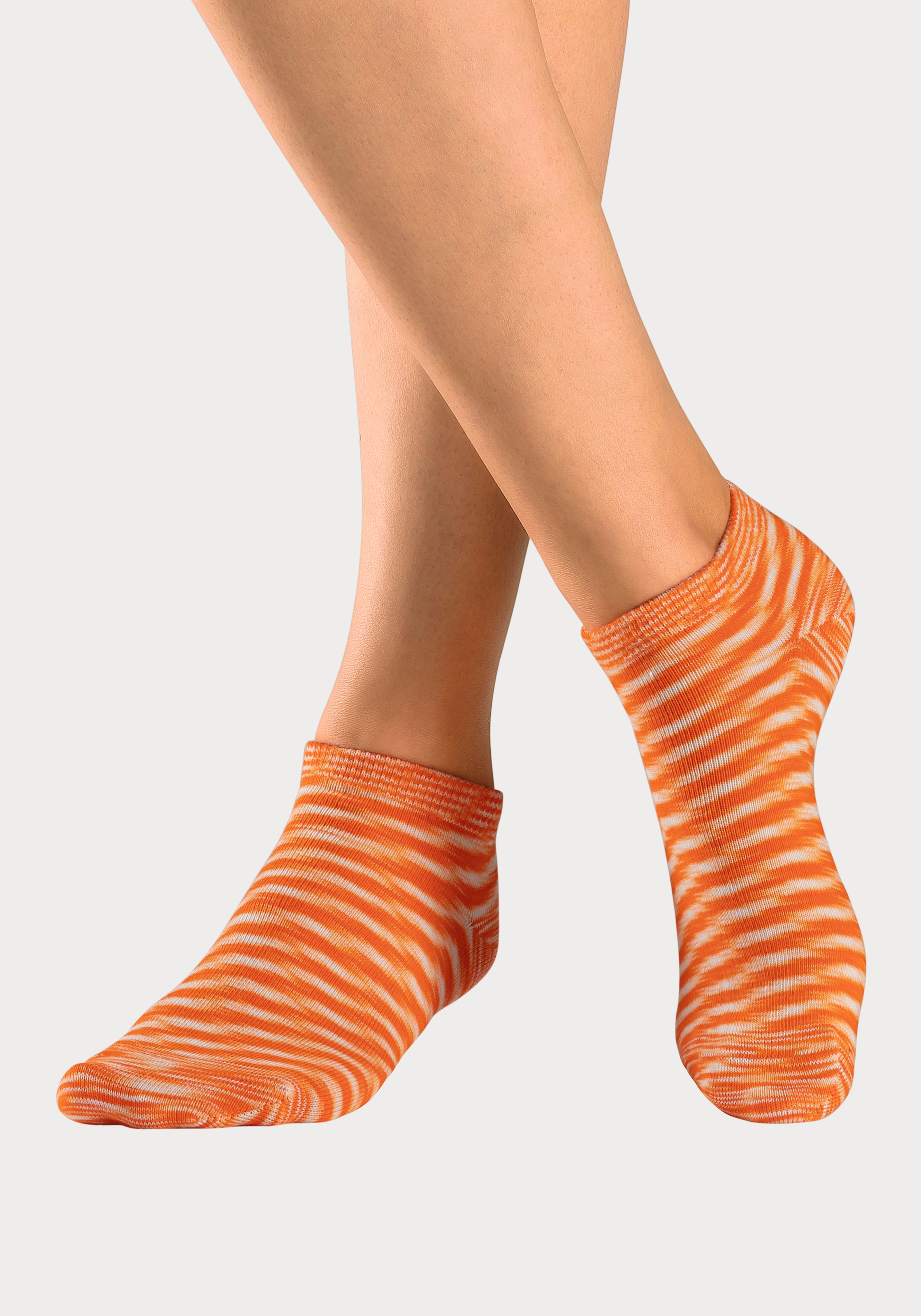 H.I.S Sneakersocken, (Packung, 6 Paar), mit farbigem Garn