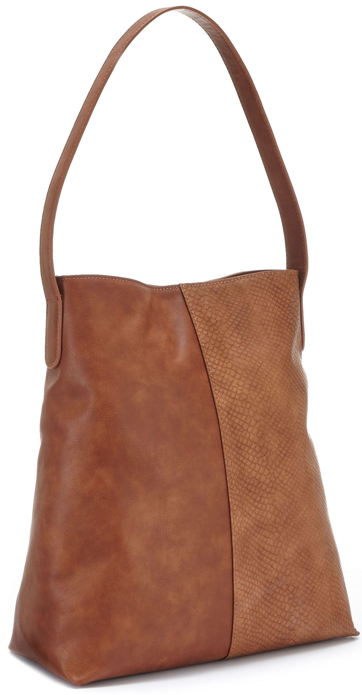 Vivance Shopper »Schultertasche«, (2 tlg.), mit kleiner Innentasche, Handtasche, Damentasche VEGAN
