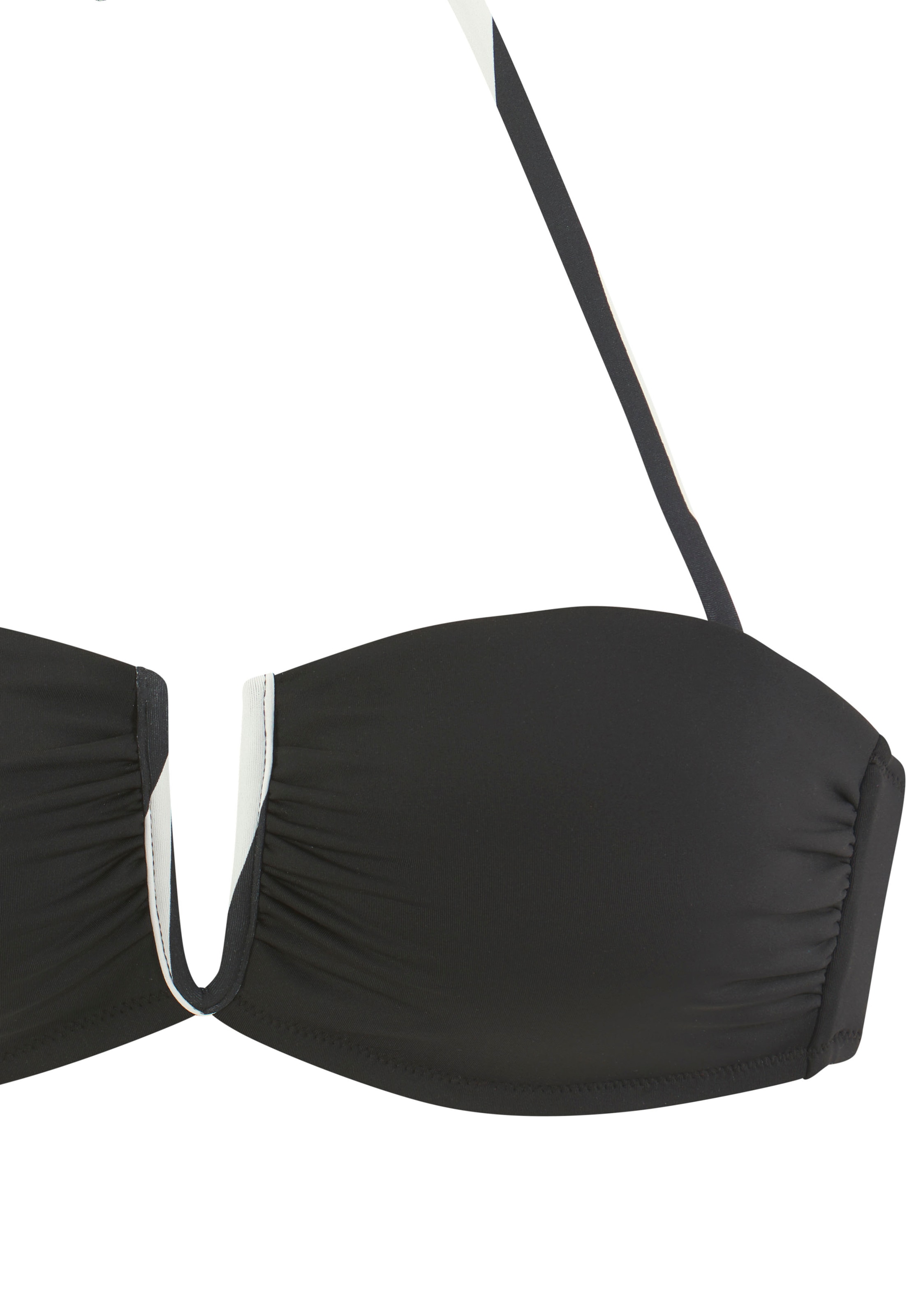 French Connection Bandeau-Bikini »Claire«, V-förmige Schnalle zwischen den Cups