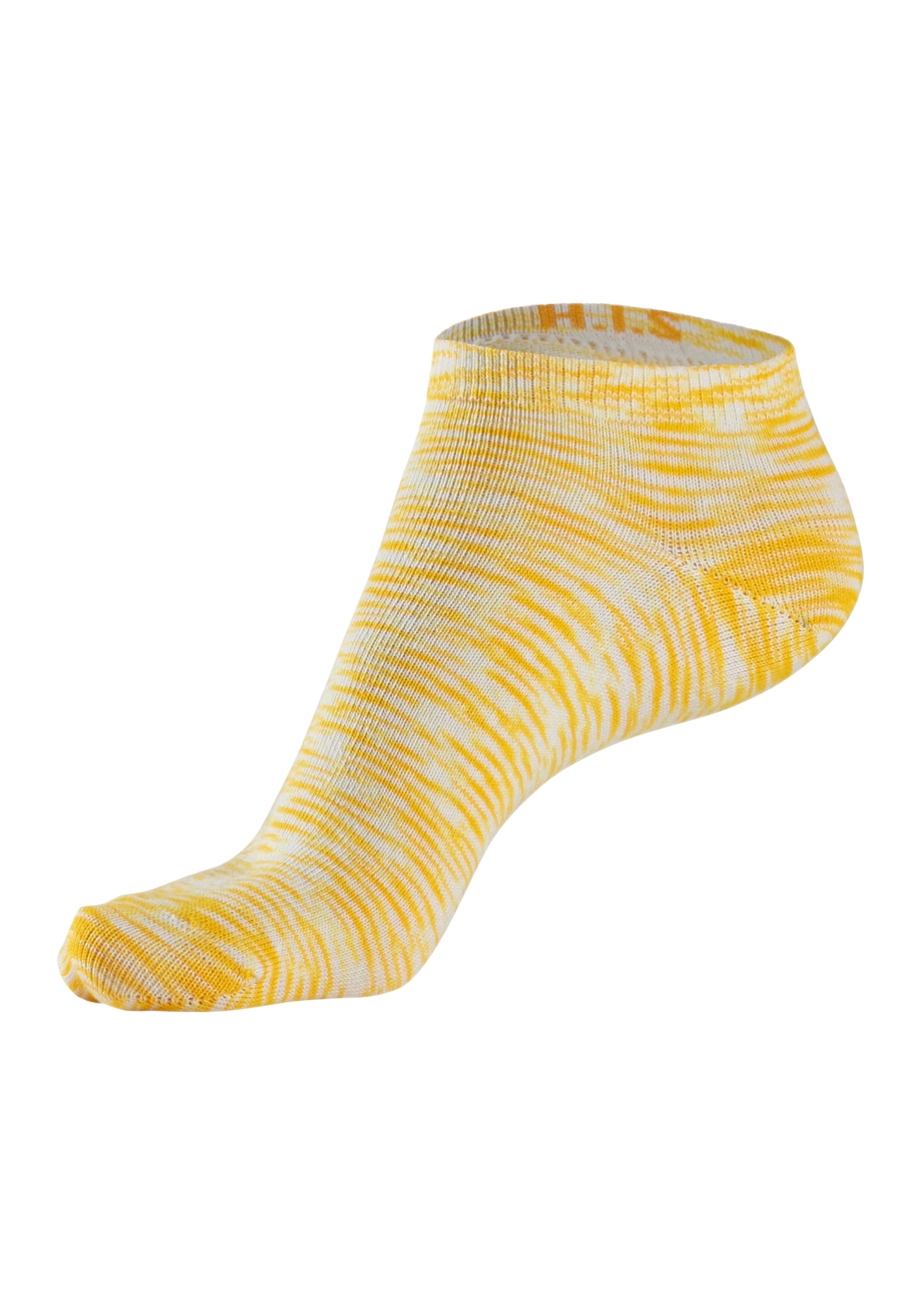 H.I.S Sneakersocken, (Packung, 6 Paar), mit farbigem Garn