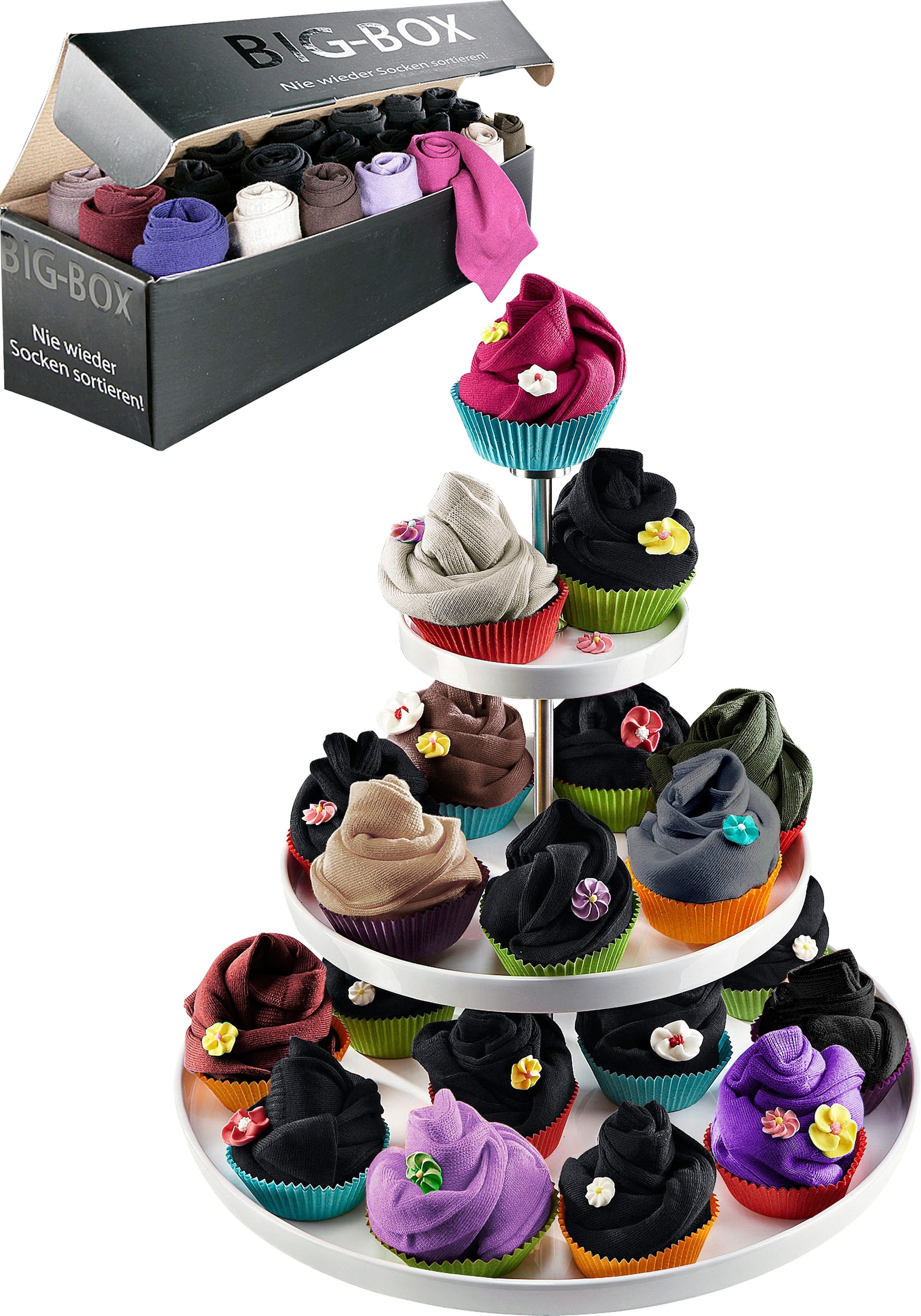 Go in Basicsocken Box, 20 Paar tlg. in der großen Big-Box