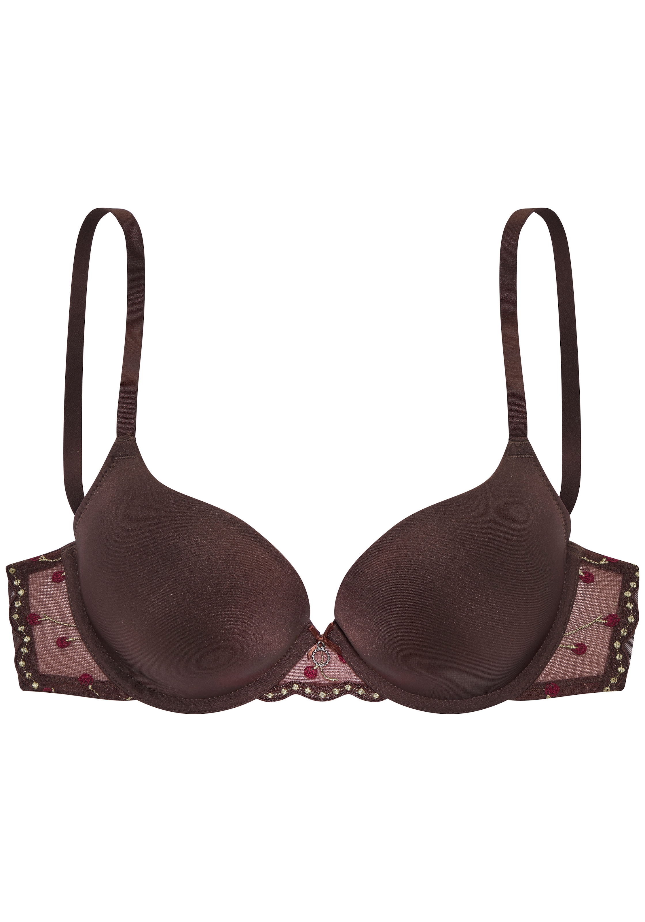 s.Oliver Schalen-BH mit Bügel & Spitze mit Blumenstickerei, sexy Dessous