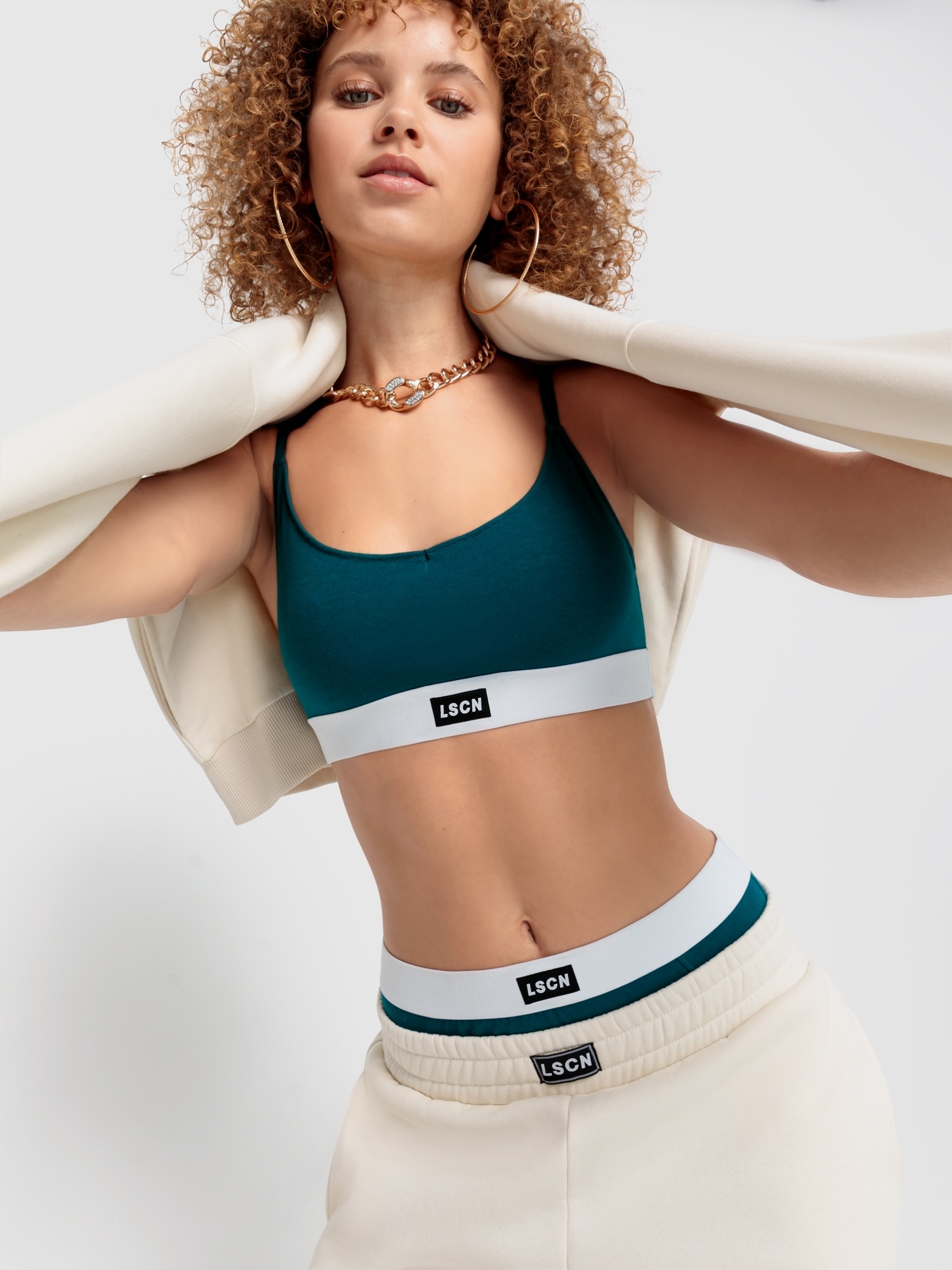 LSCN by LASCANA Bustier, mit breitem Bündchen