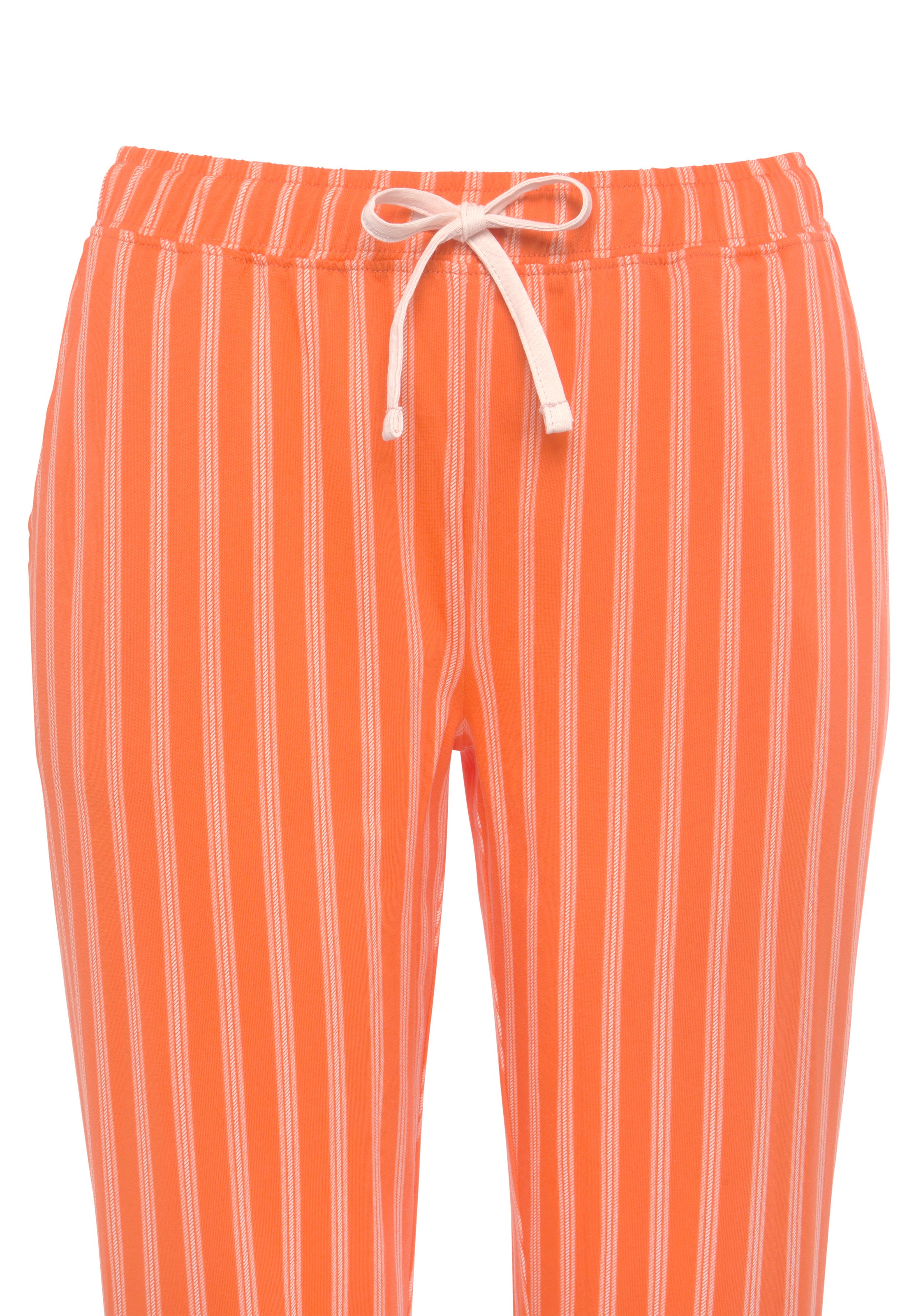 Vivance Dreams Pyjama, (2 tlg.), mit zartem Streifenmuster