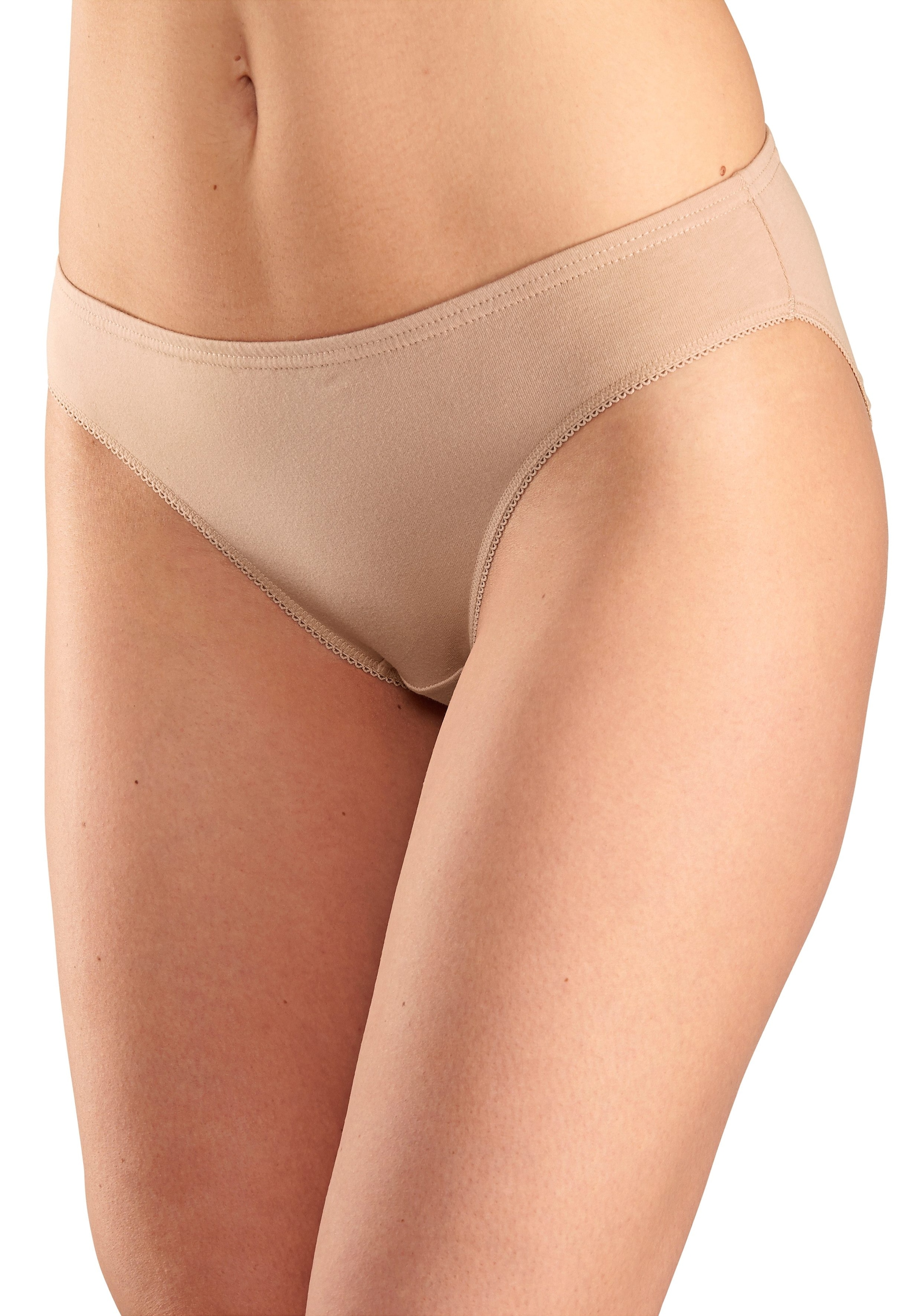 petite fleur Bikinislip, (5er-Pack), aus elastischer Baumwoll-Qualität
