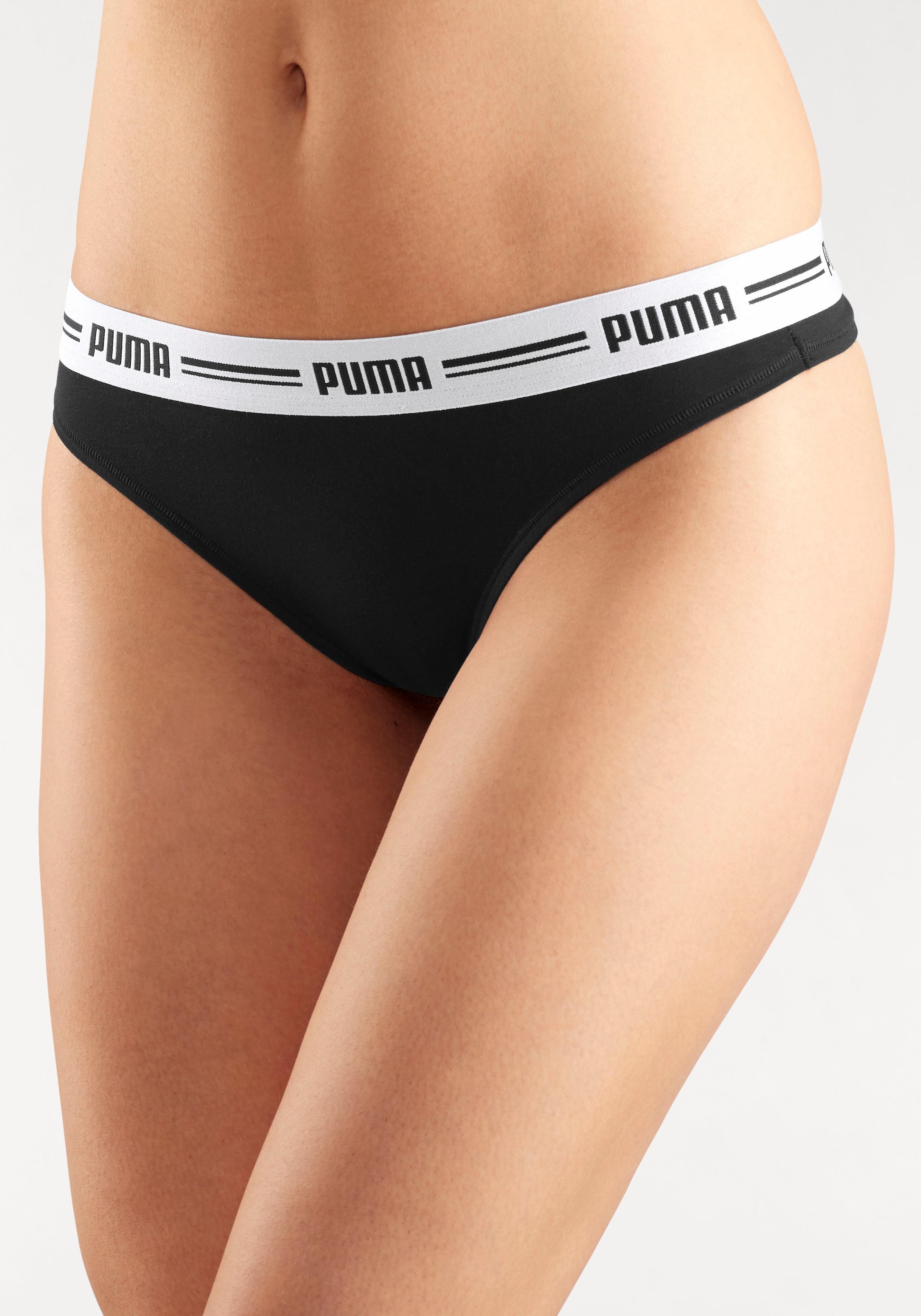 PUMA String »Iconic« Packung, 2er-Pack,  mit weichem Logobündchen