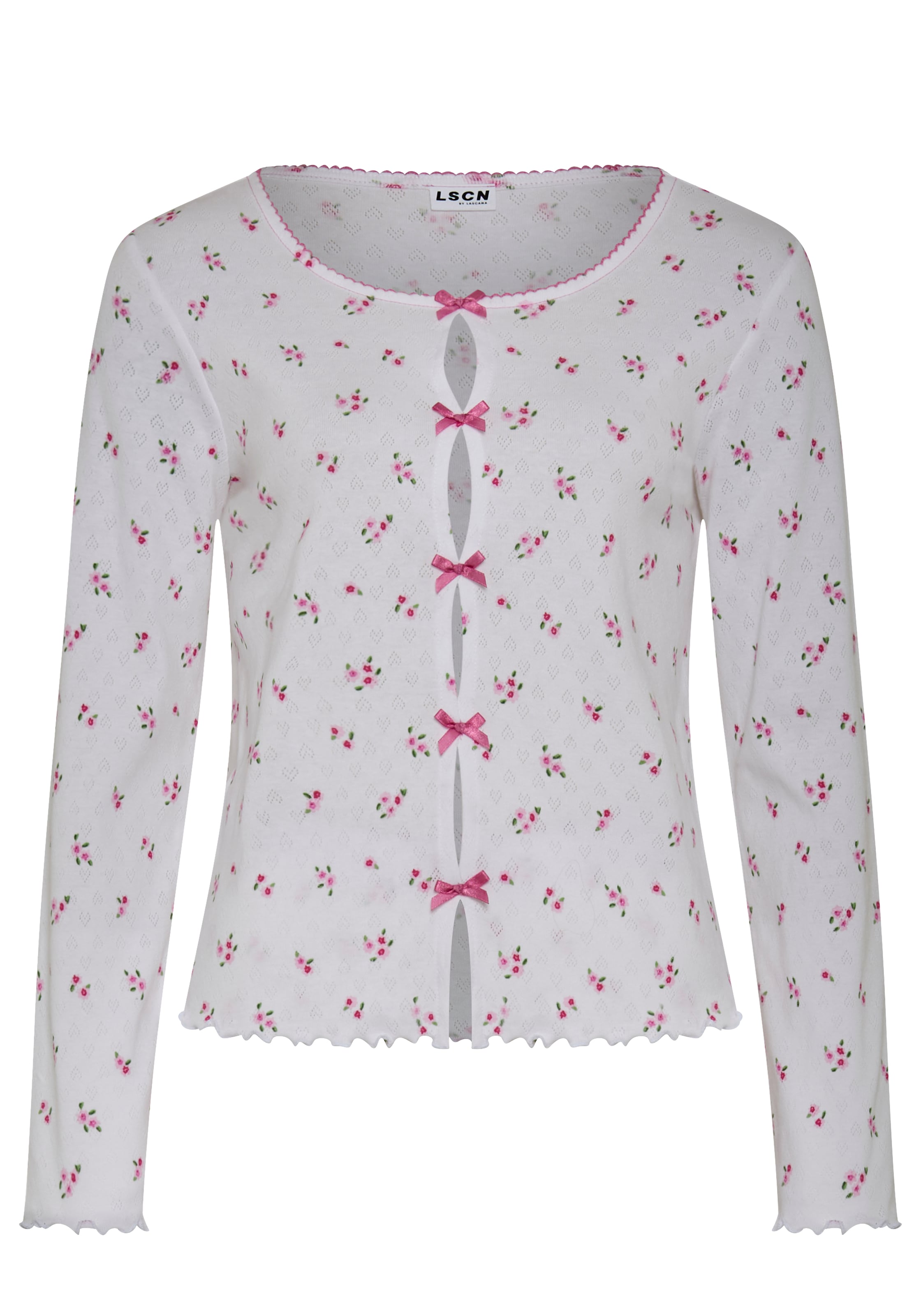 LSCN by LASCANA Pyjama 2 mit süßen Zierschleifen
