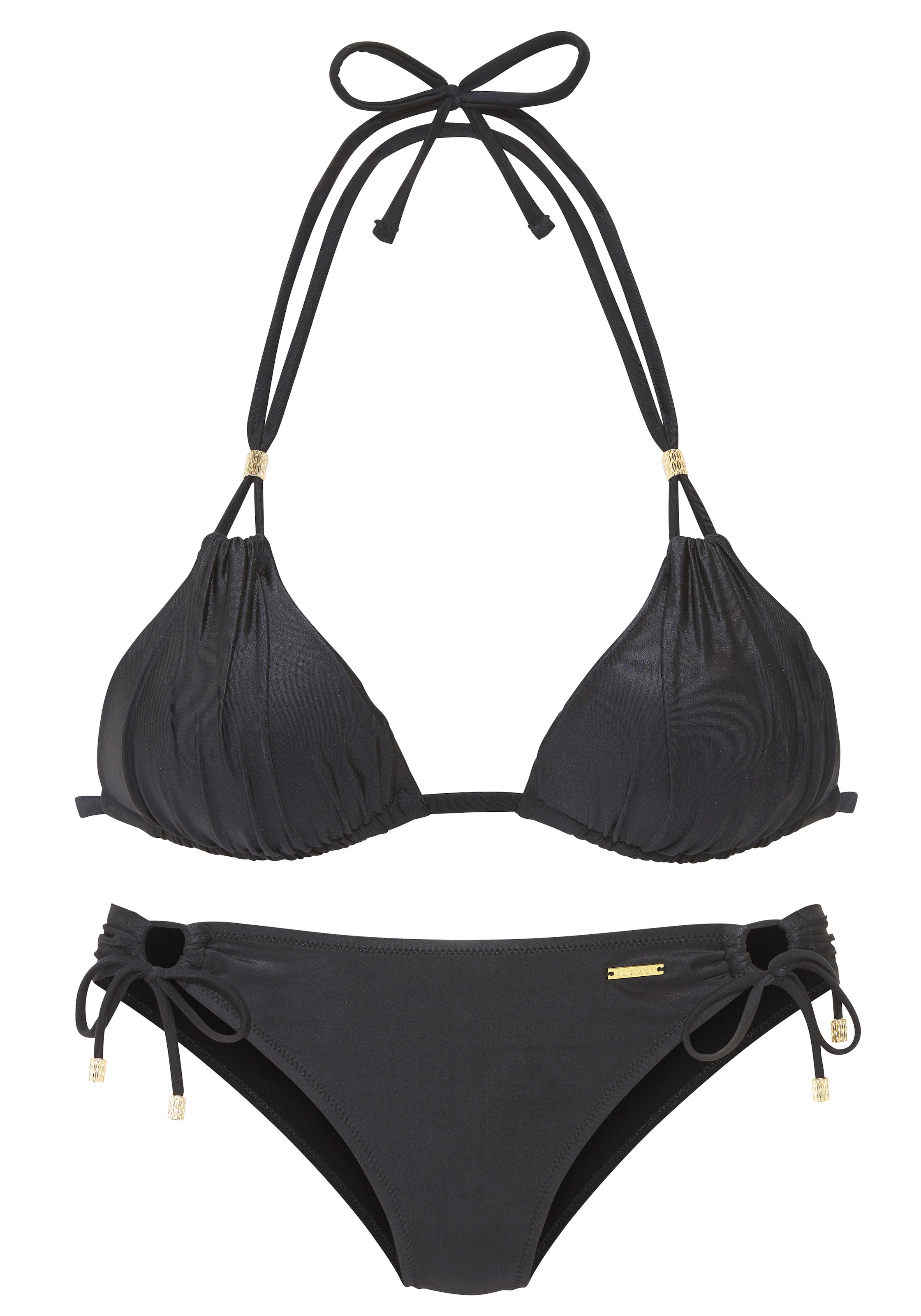Bruno Banani Triangel-Bikini aus edel glänzender Ware