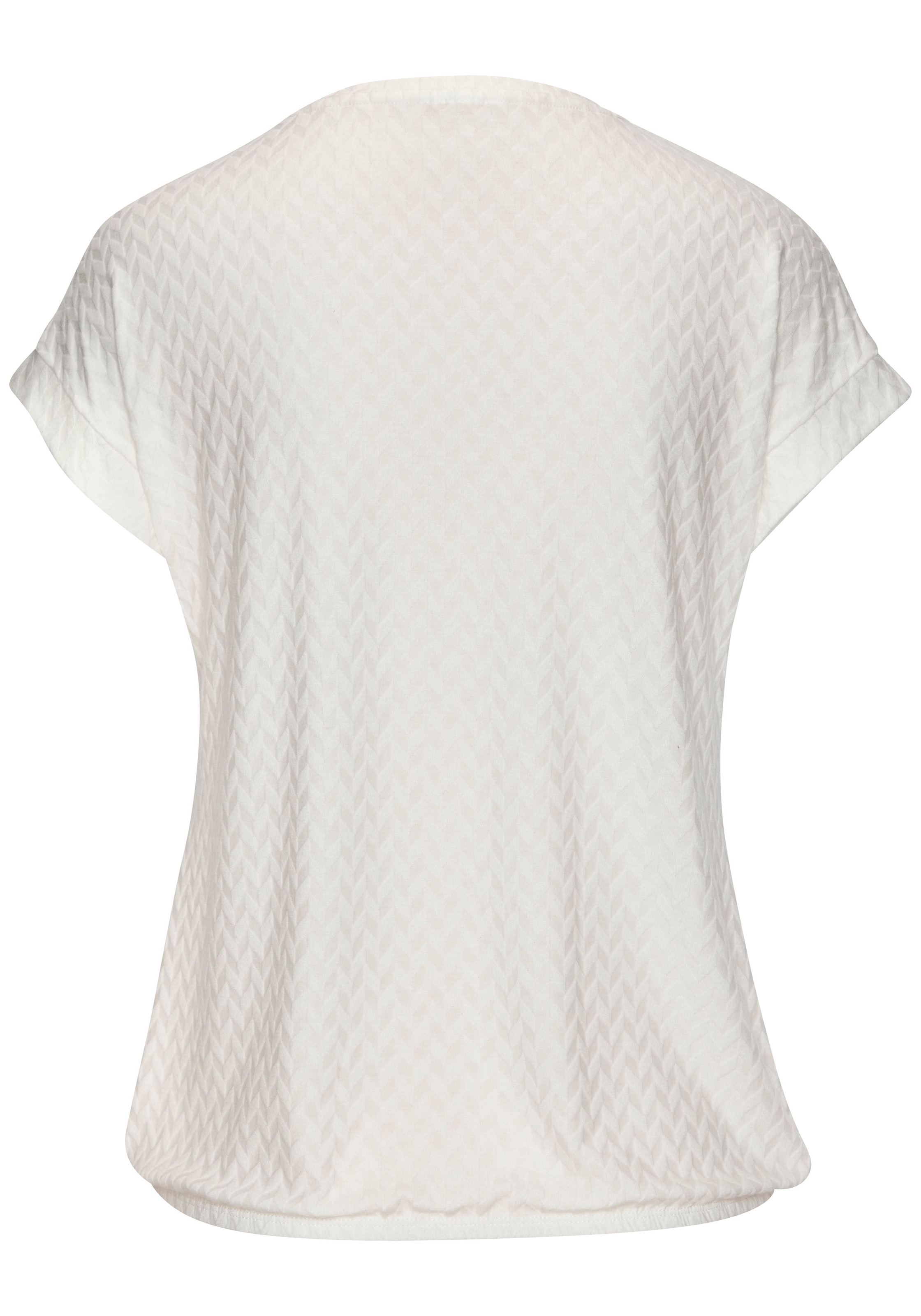 Vivance Kurzarmshirt »mit modischem Jacquard-Muster« Packung,  mit schönem Jacqaurdmuster