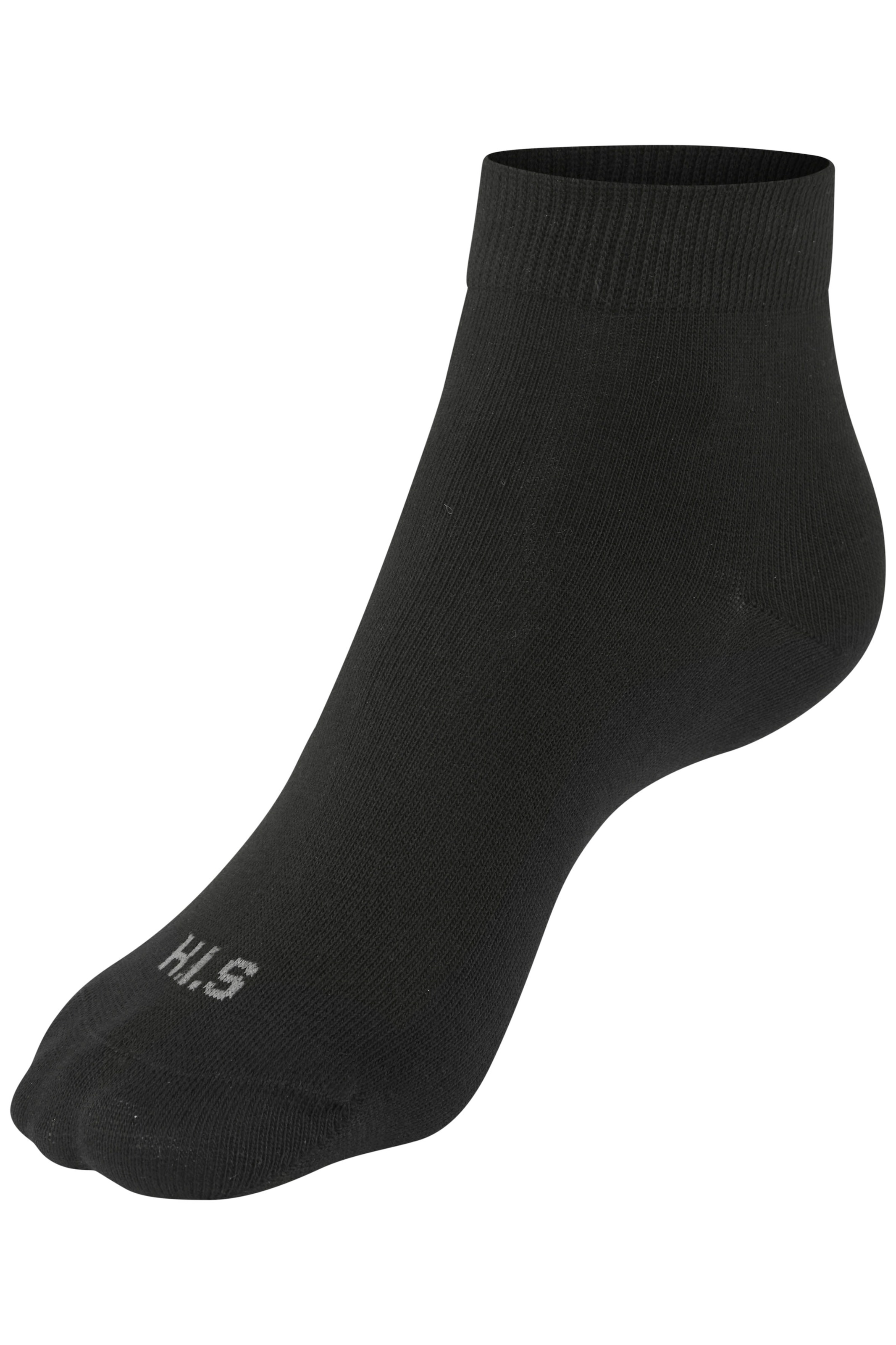 H.I.S Kurzsocken Packung, 6 Paar tlg. unifarben und meliert in einer Packung