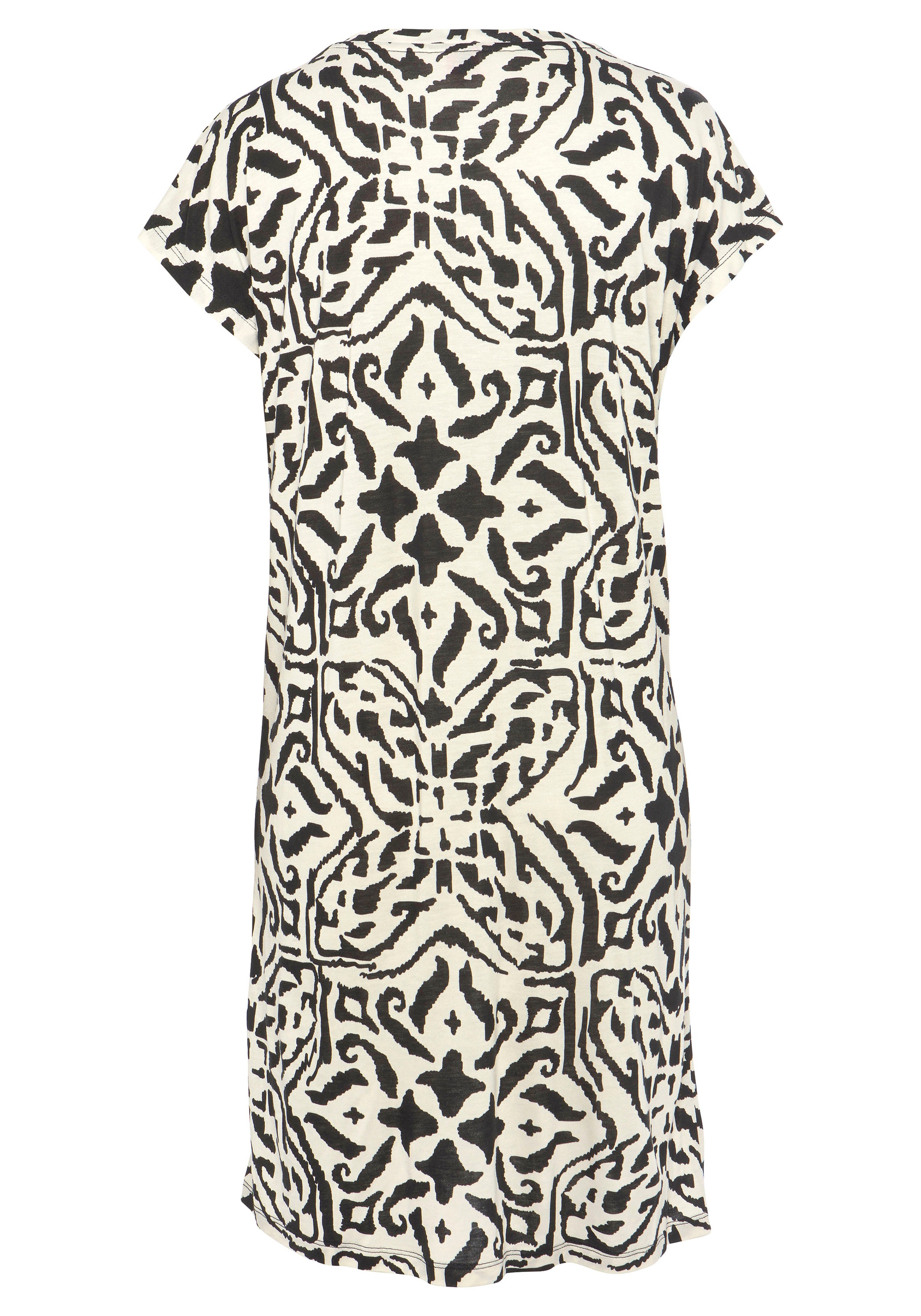 s.Oliver Sleepshirt, (1 tlg.), mit floralem Ethno-Muster