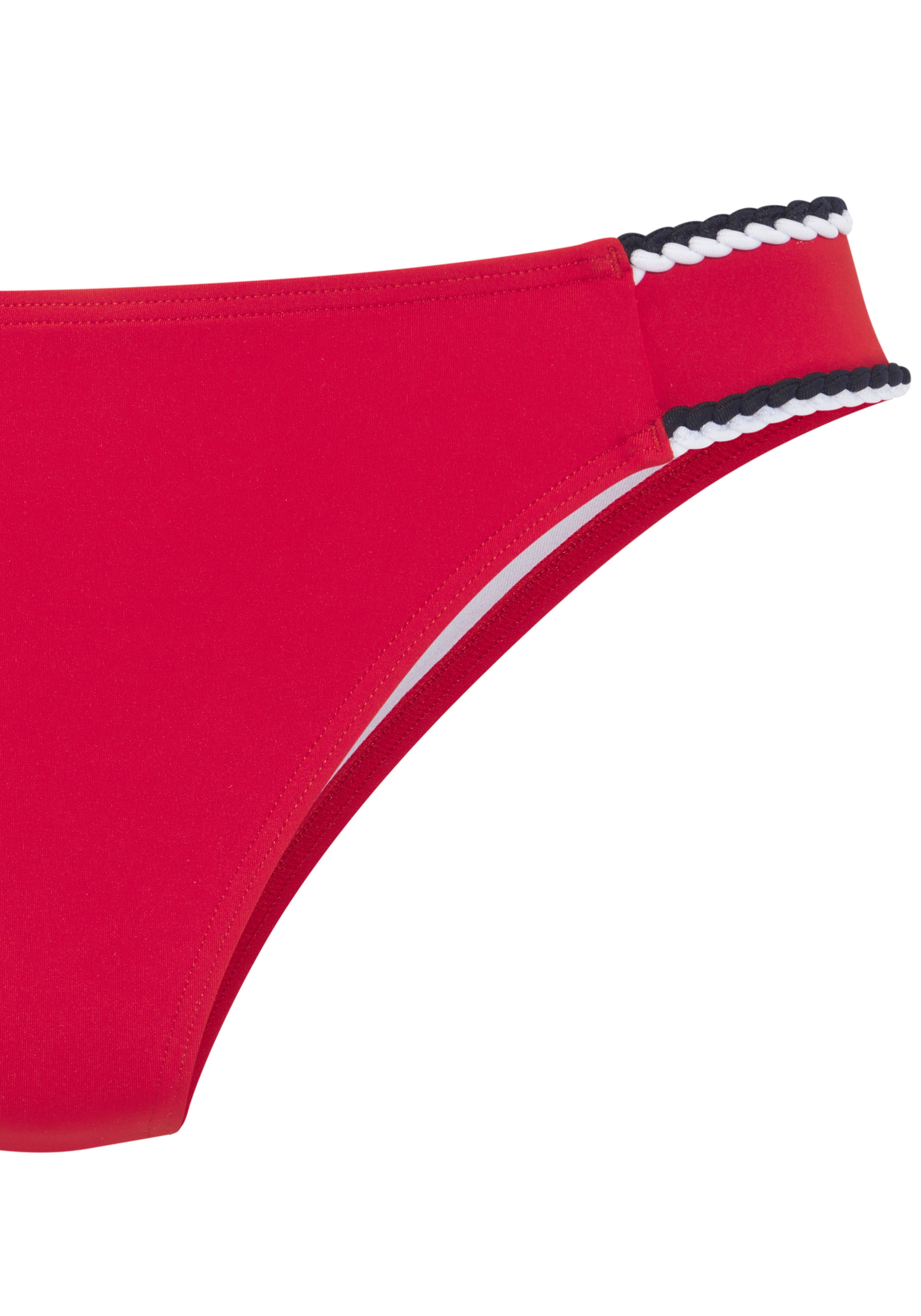 s.Oliver Bikini-Hose »Junis«, mit geflochtenen Details