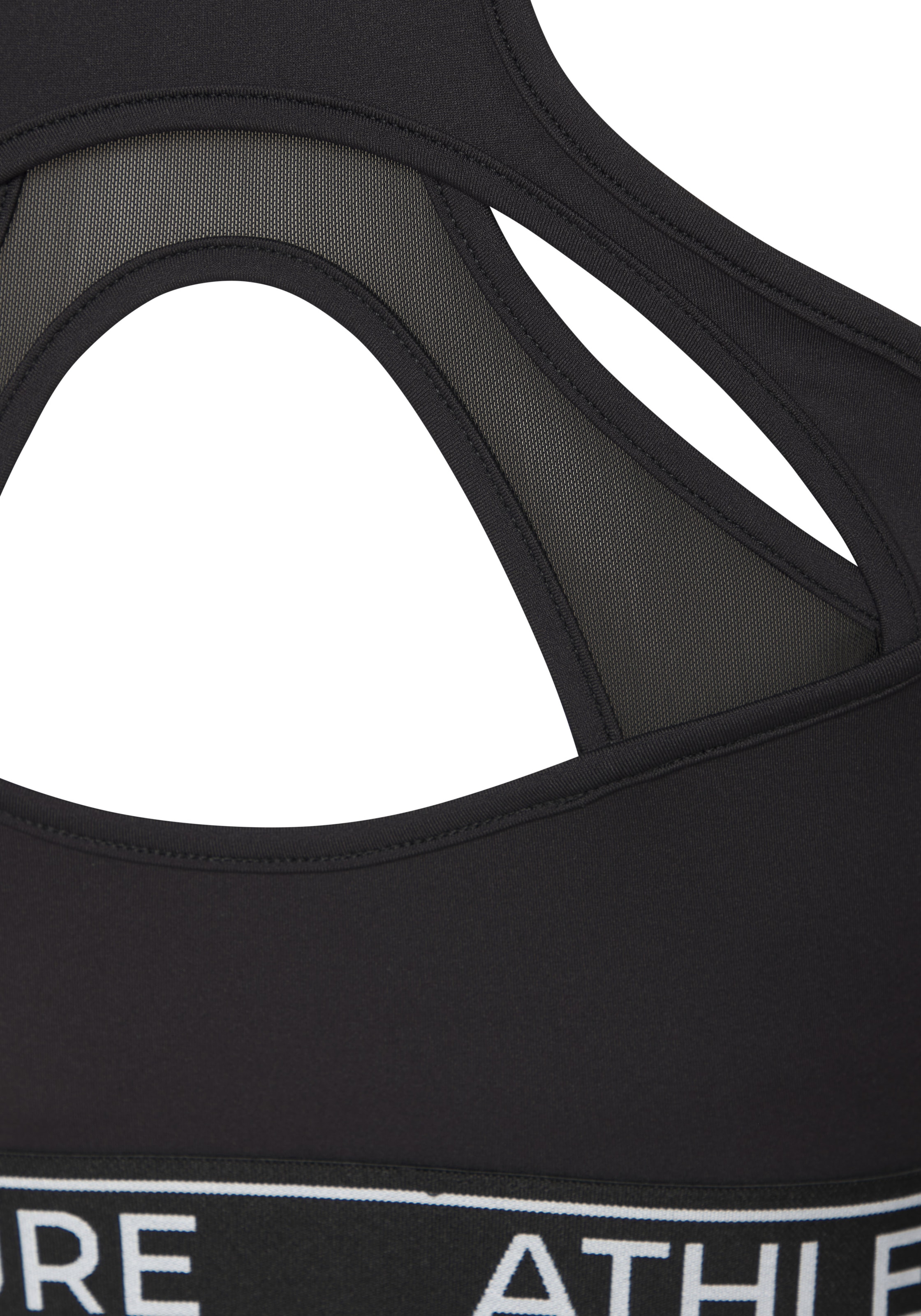 LASCANA ACTIVE Crop-Top mit modischem Rücken und Mesh-Einsatz, Tank Top, sportlich, bauchfrei