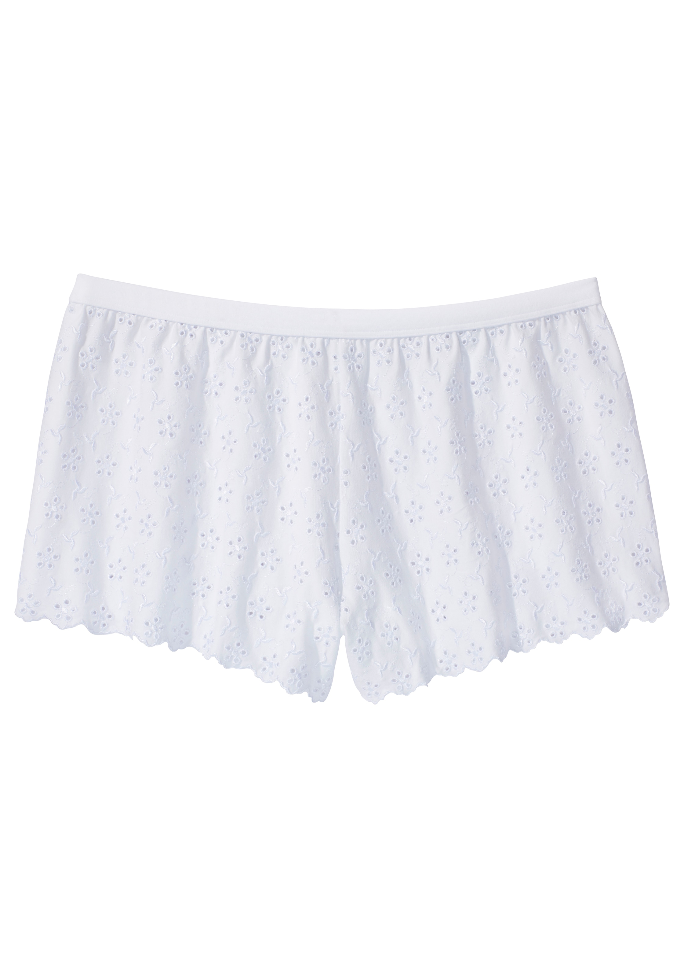 Vivance Panty, im edlen Shorty-Schnitt, aus weicher Baumwolle mit Lochstickerei