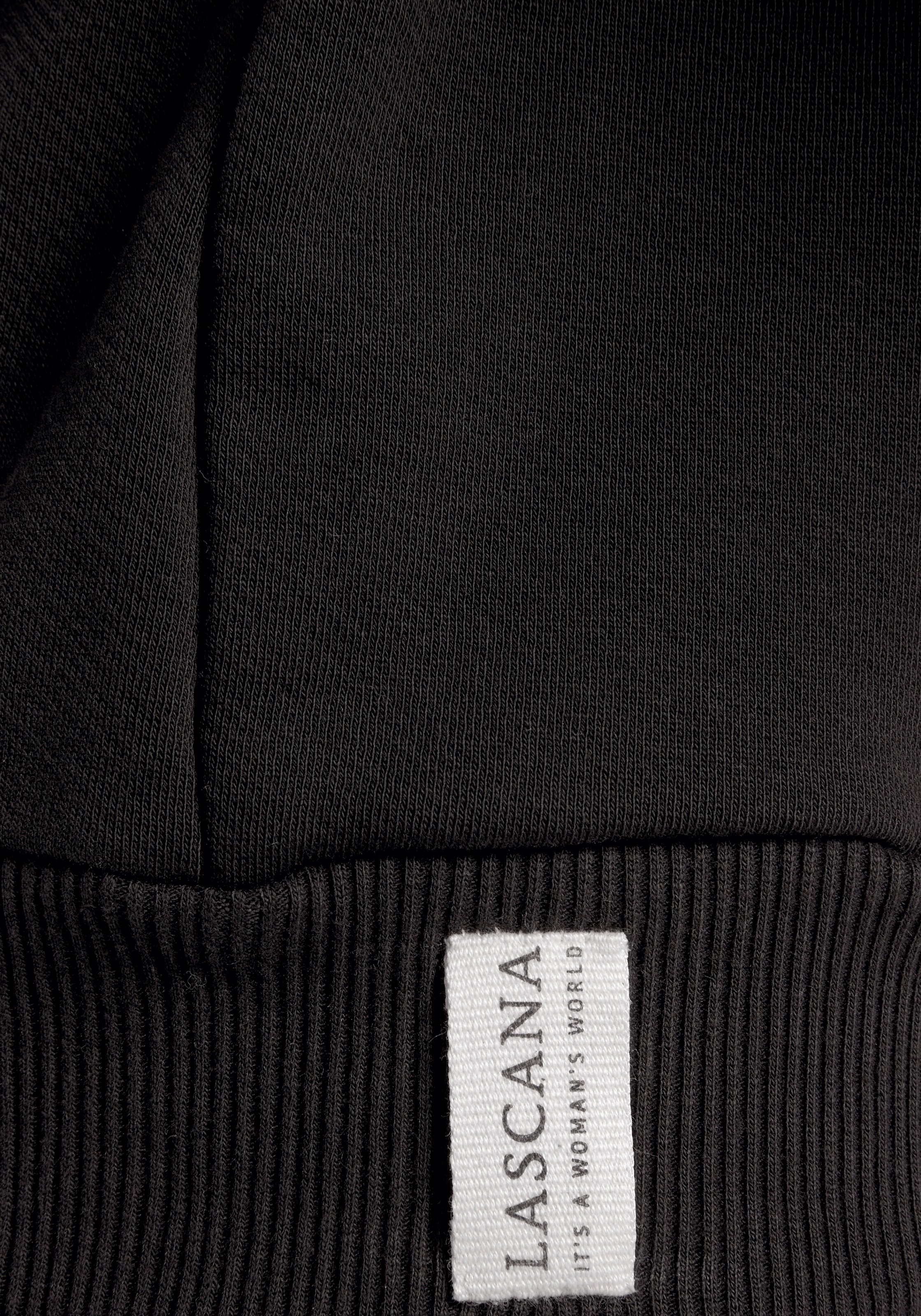 LASCANA Sweatshirt, aus organischer Baumwolle, Loungewear