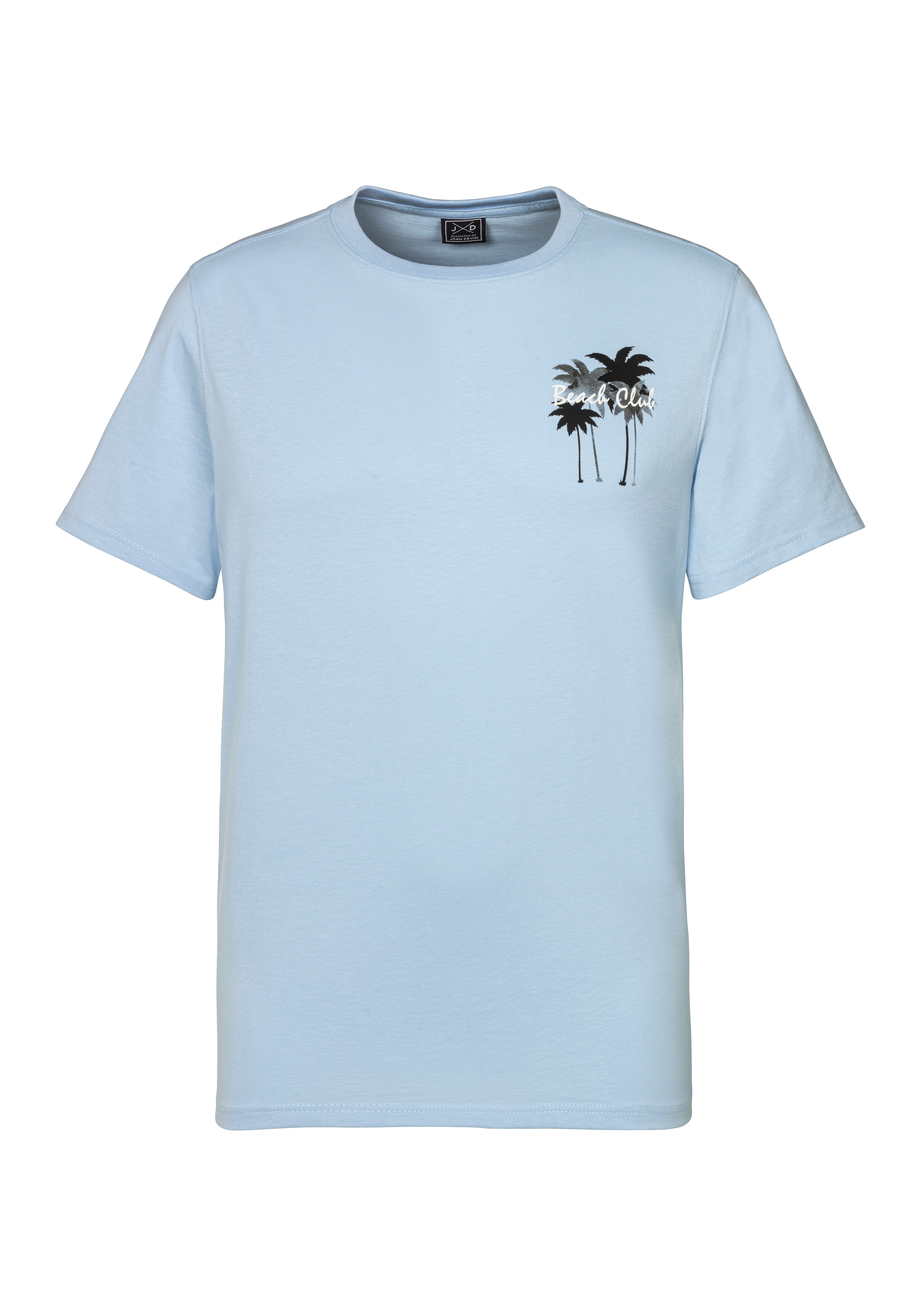 Beachtime T-Shirt »mit großem Rückenprint«, Regular-Fit, mit Print vorn und hinten