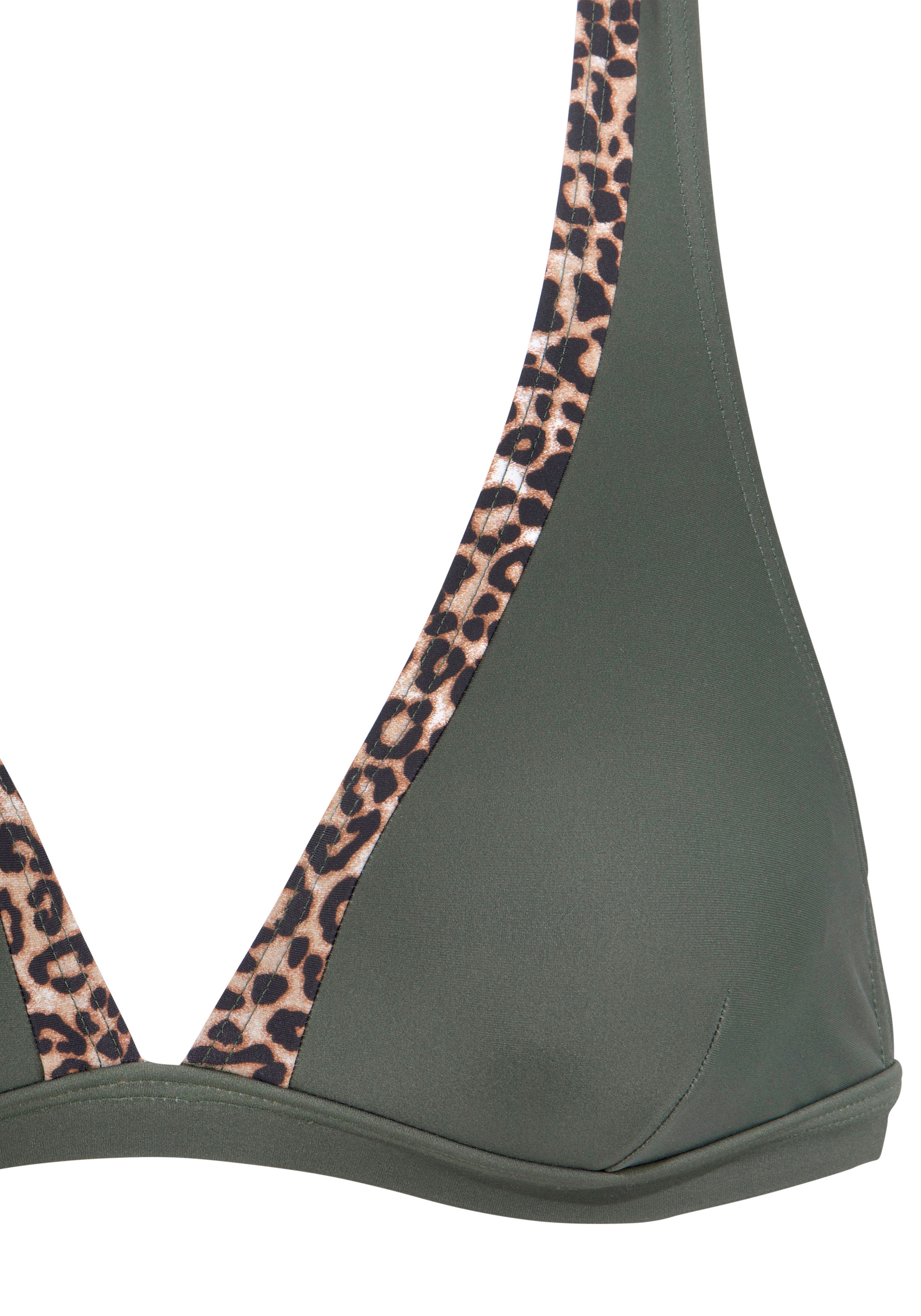 LASCANA Triangel-Bikini-Top »Adelin«, mit bedruckten Einsätzen