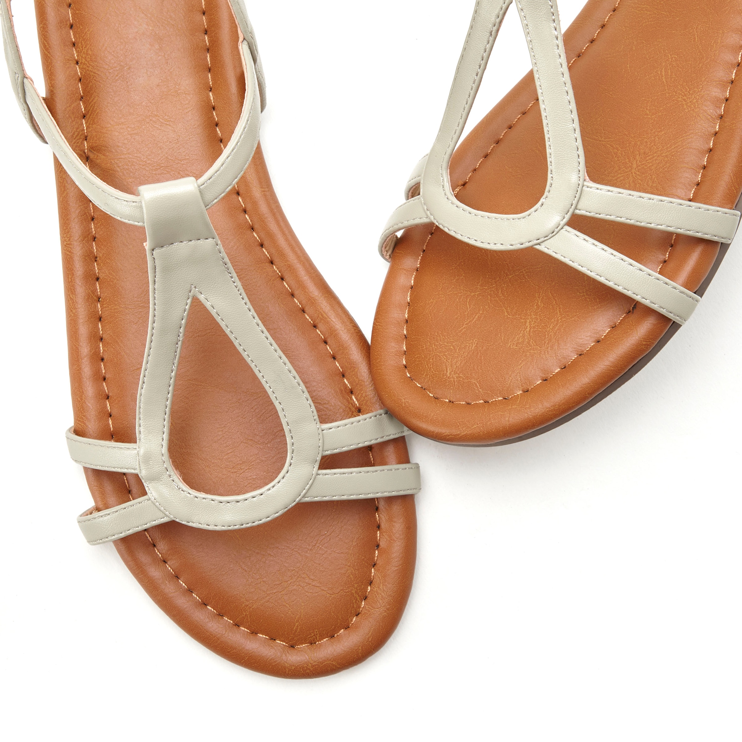 Vivance Sandale, Sandalette, Sommerschuh mit raffinierten Riemchen VEGAN