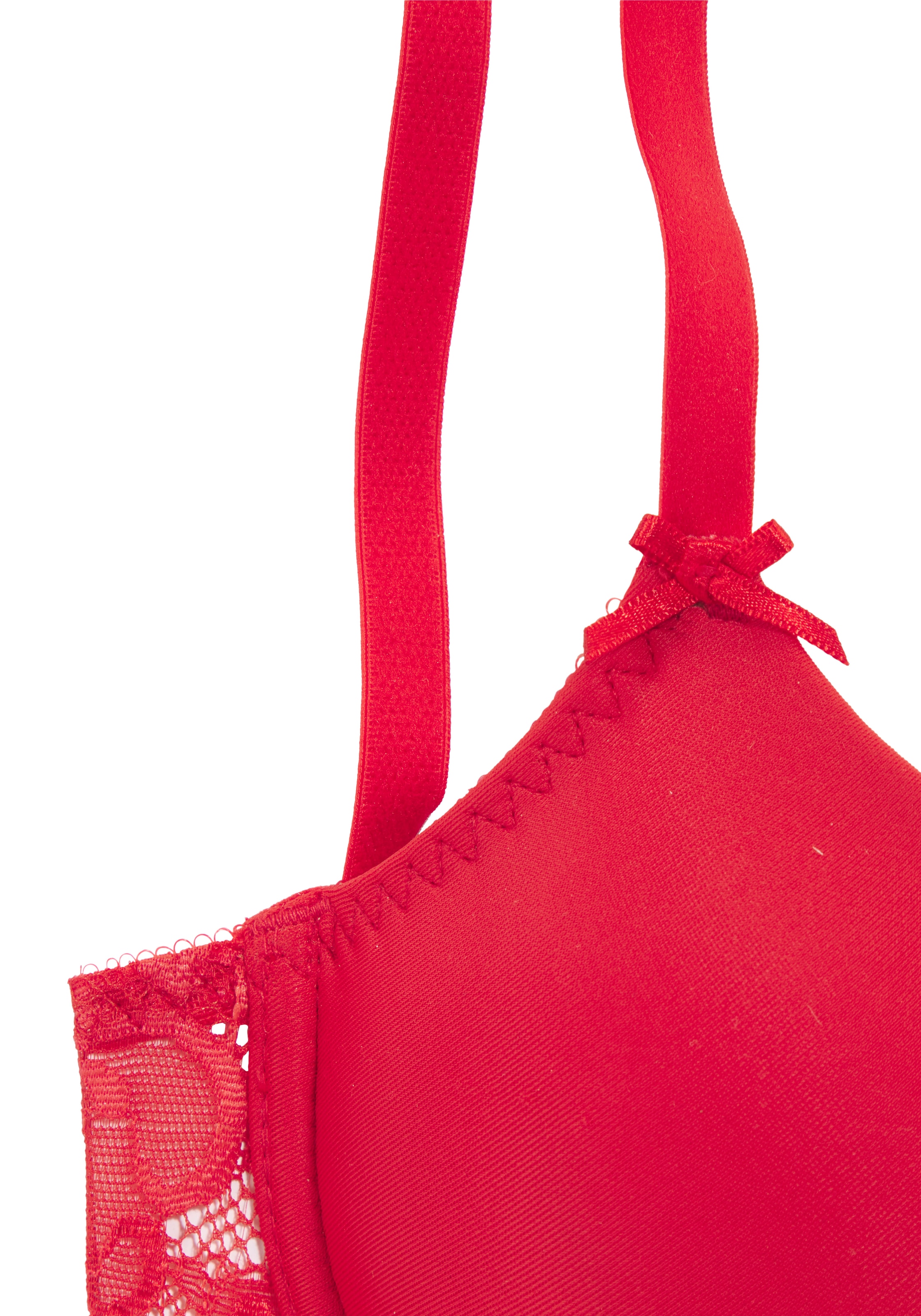 Nuance by Lascana Schalen-BH », BH mit Bügel, mit Spitzenrücken & nahtlosen Schalen« als Dessous-Set kombinierbar, sexy Dessous, sexy Unterwäsche