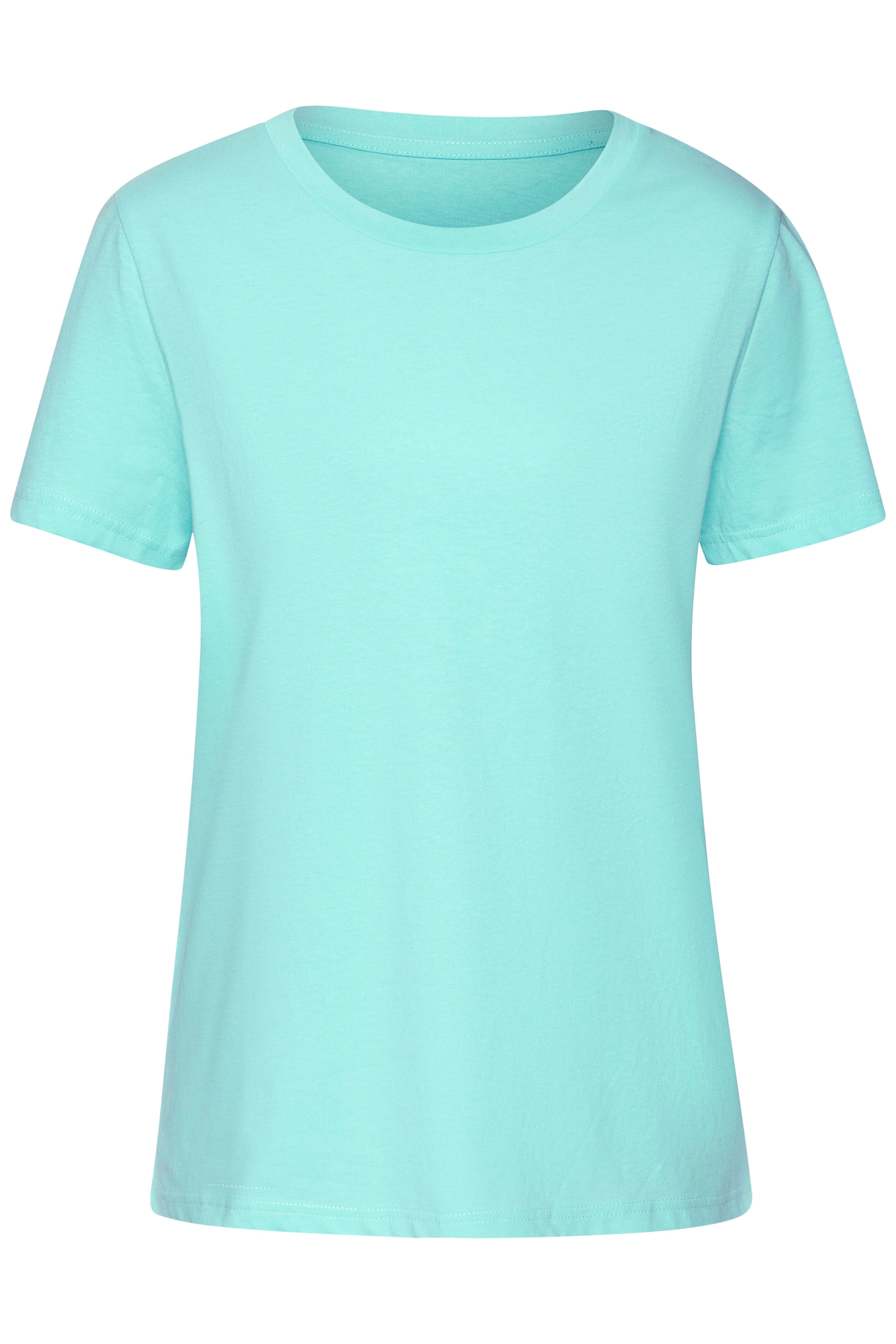 Beachtime T-Shirt »mit modischem Schlitz am Saum«, (3er-Pack), aus hochwertiger Baumwoll-Qualität