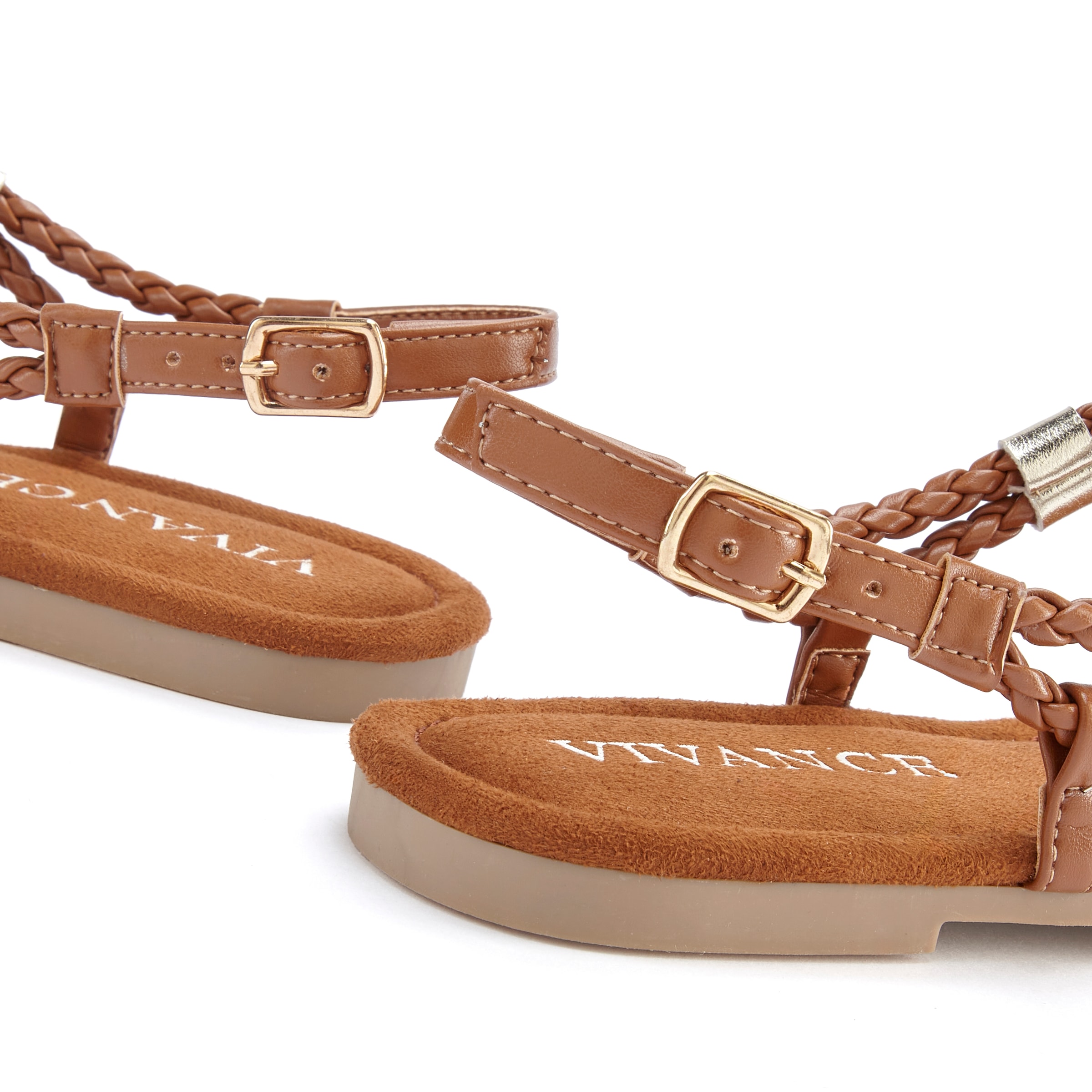 Vivance Sandale »Sommerschuh«, Zehentrenner, Sommerschuh, Sandalette mit raffinierten Riemchen