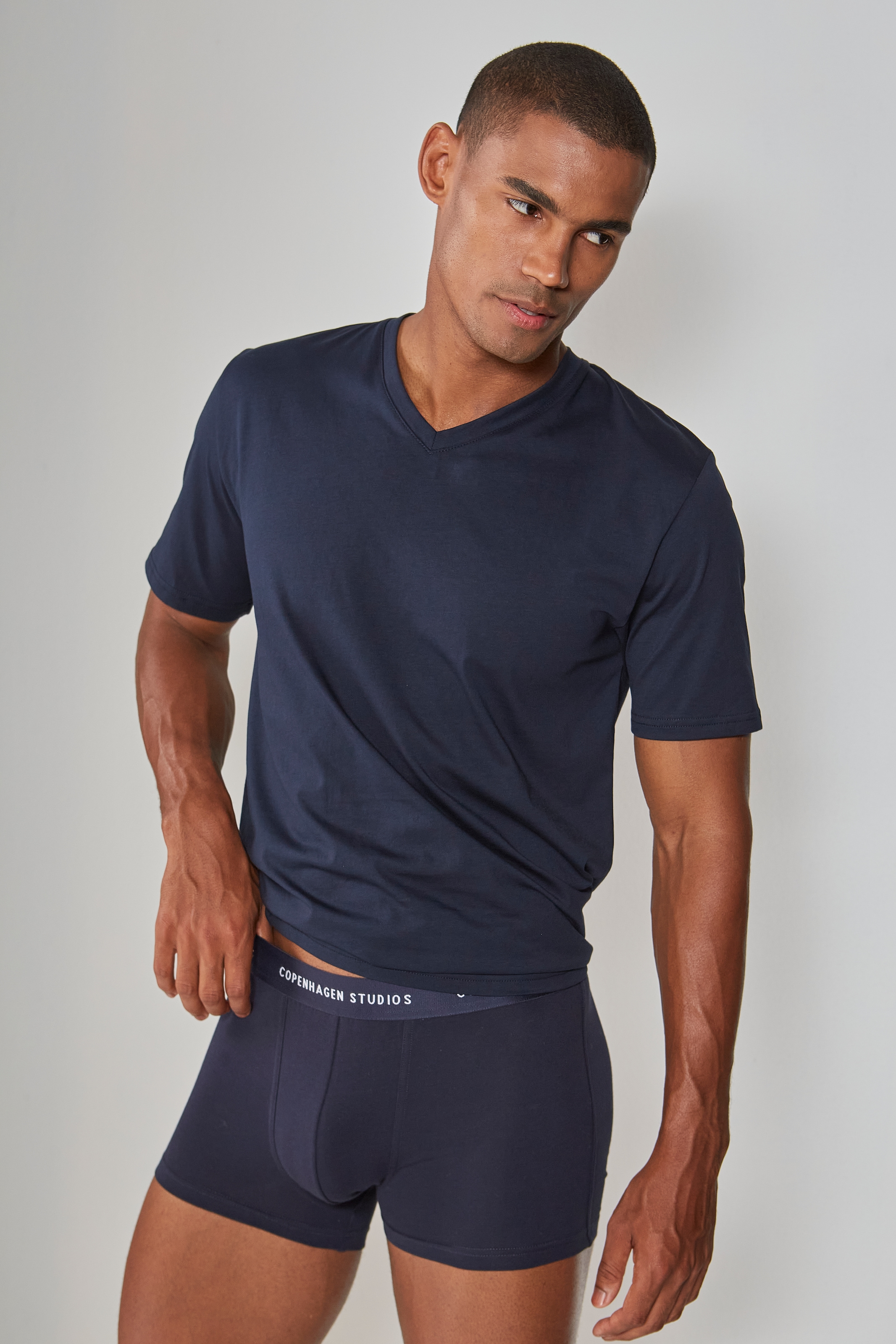 Copenhagen Studios T-Shirt, (3er-Pack), Unterziehshirt aus hochwertiger Bio-Baumwolle