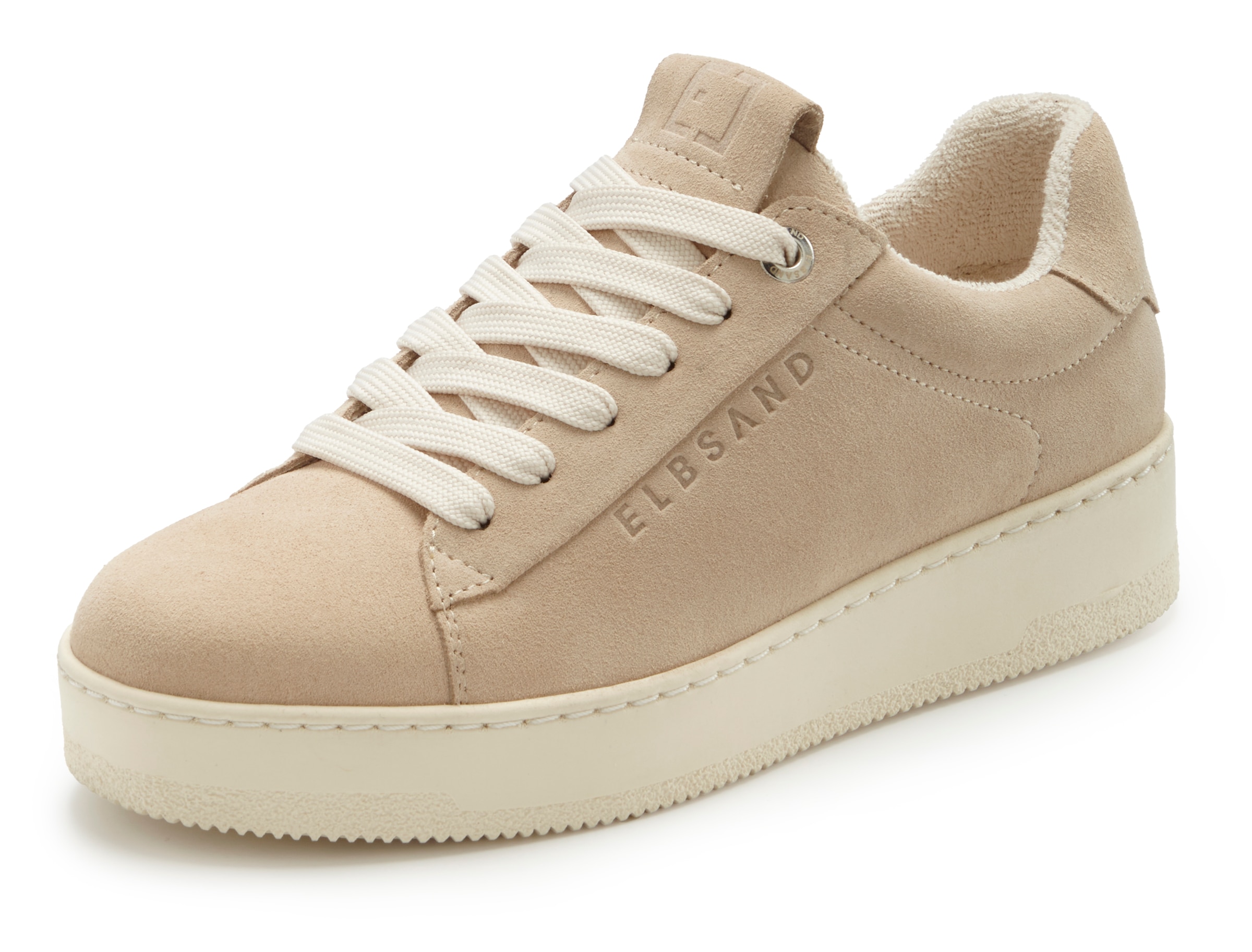 Elbsand Sneaker »Freizeitschuh, Lederschuh, Ledersneaker, Turnschuh, Schnürschuhe«  Schnürhalbschuhe aus Leder mit modischer Plateausohle