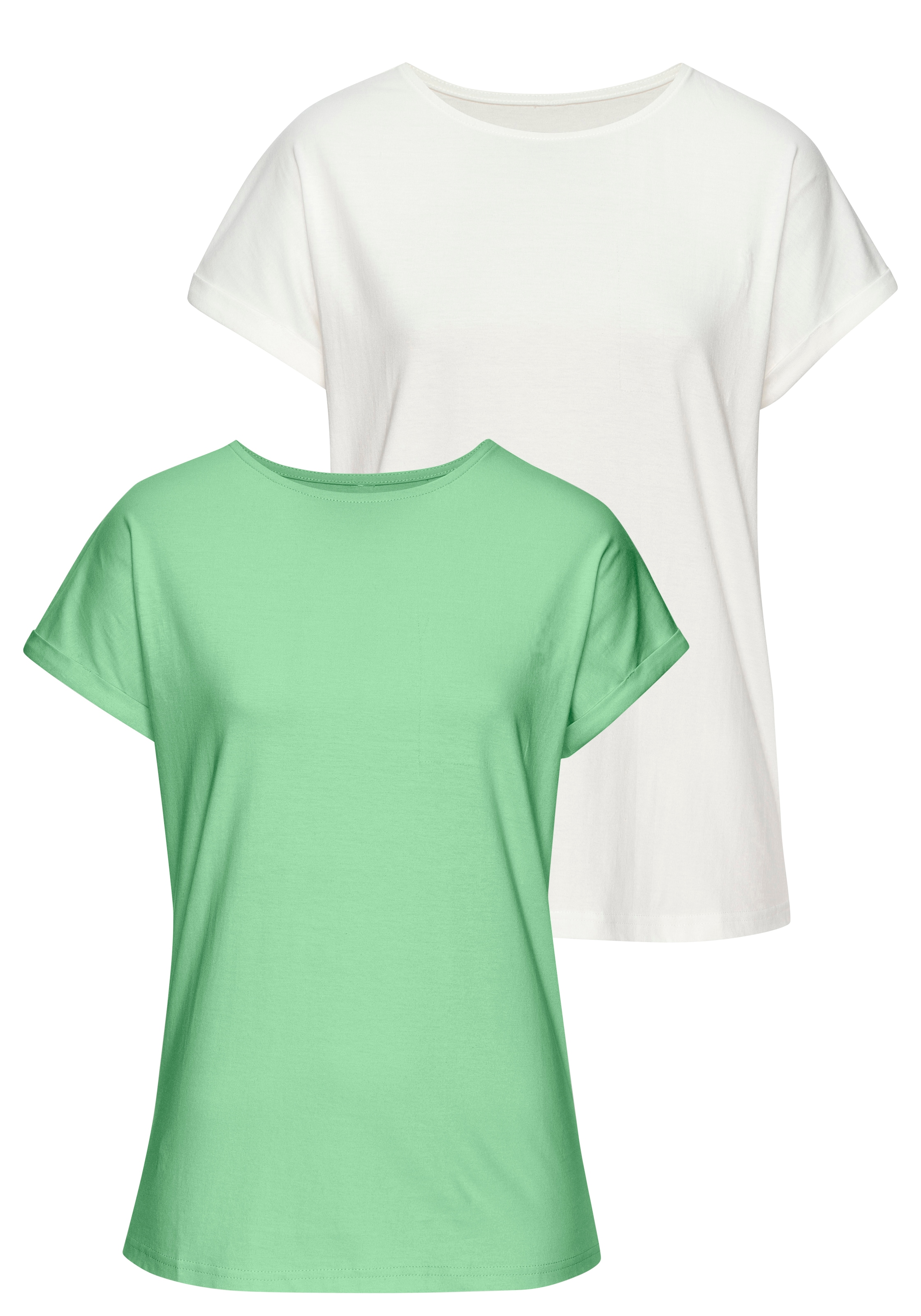 Vivance T-Shirt aus luftiger Bio-Baumwoll-Qualität