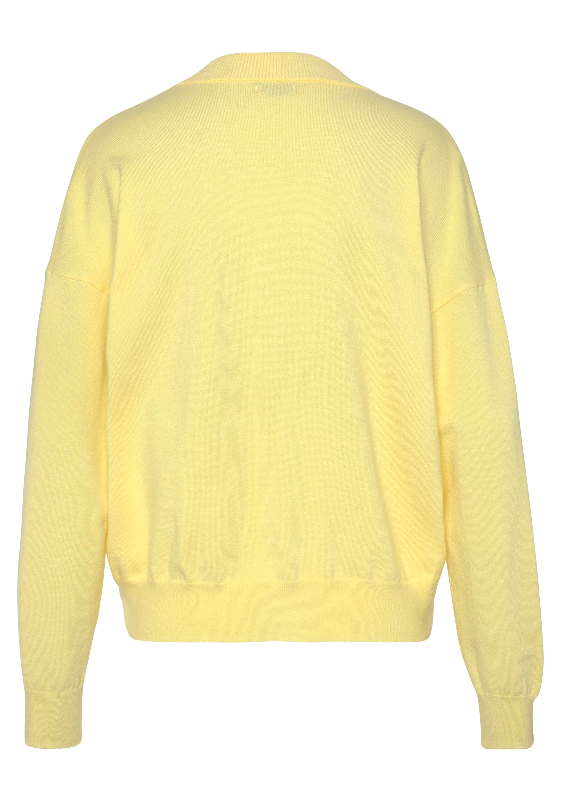 LASCANA Strickjacke, in kurzer Form, Loungewear