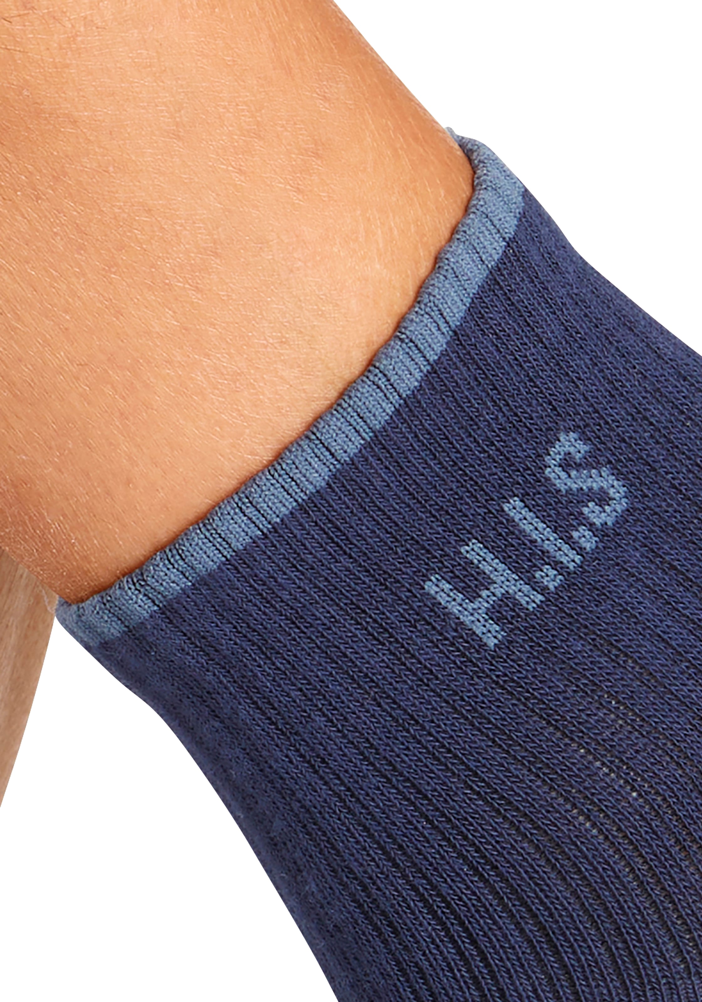 H.I.S Sportsocken Packung, 6 Paar tlg. Kurzsocken mit Frottee & verstärkten Belastungszonen