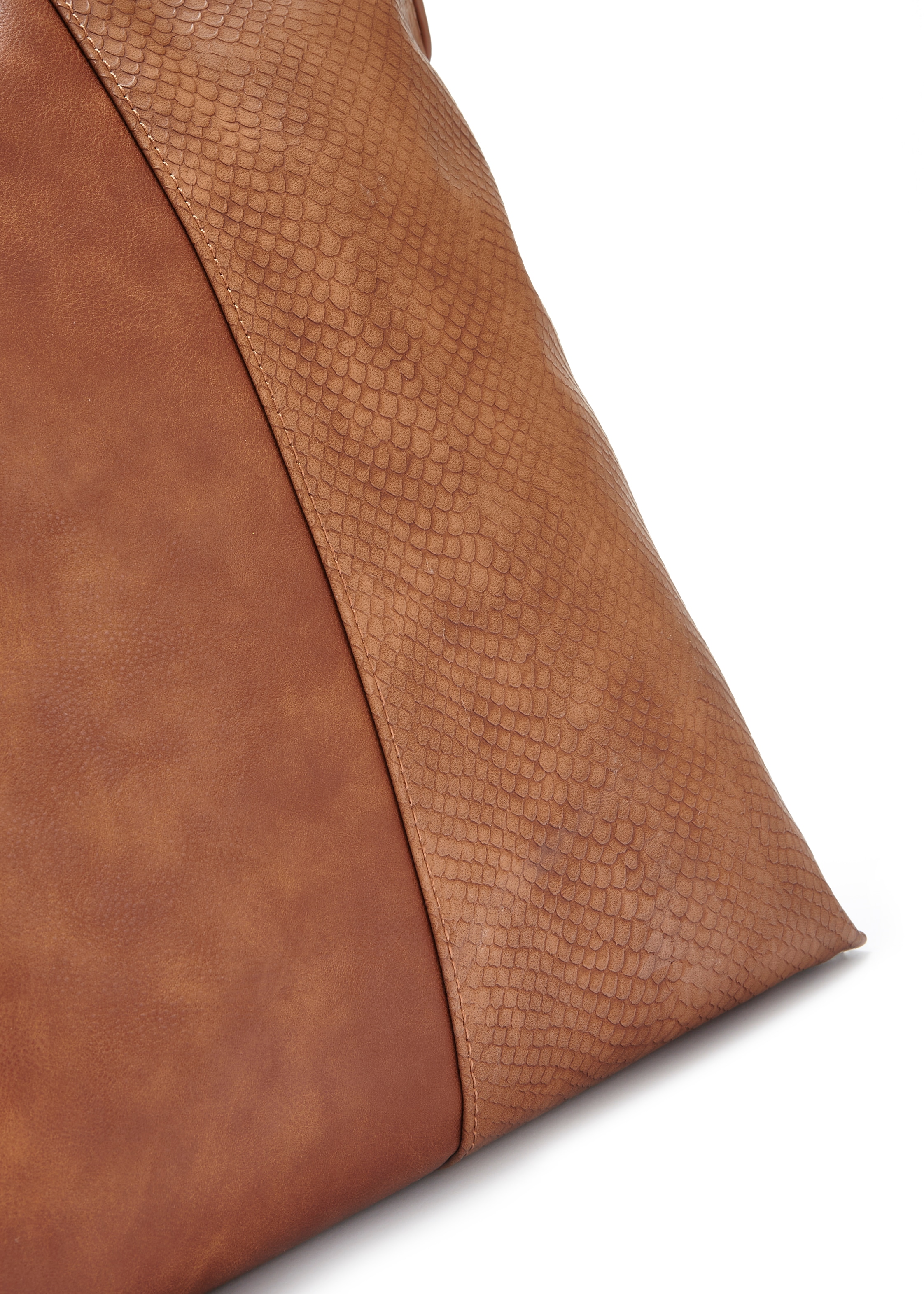 Vivance Shopper »Schultertasche«, (2 tlg.), mit kleiner Innentasche, Handtasche, Damentasche VEGAN