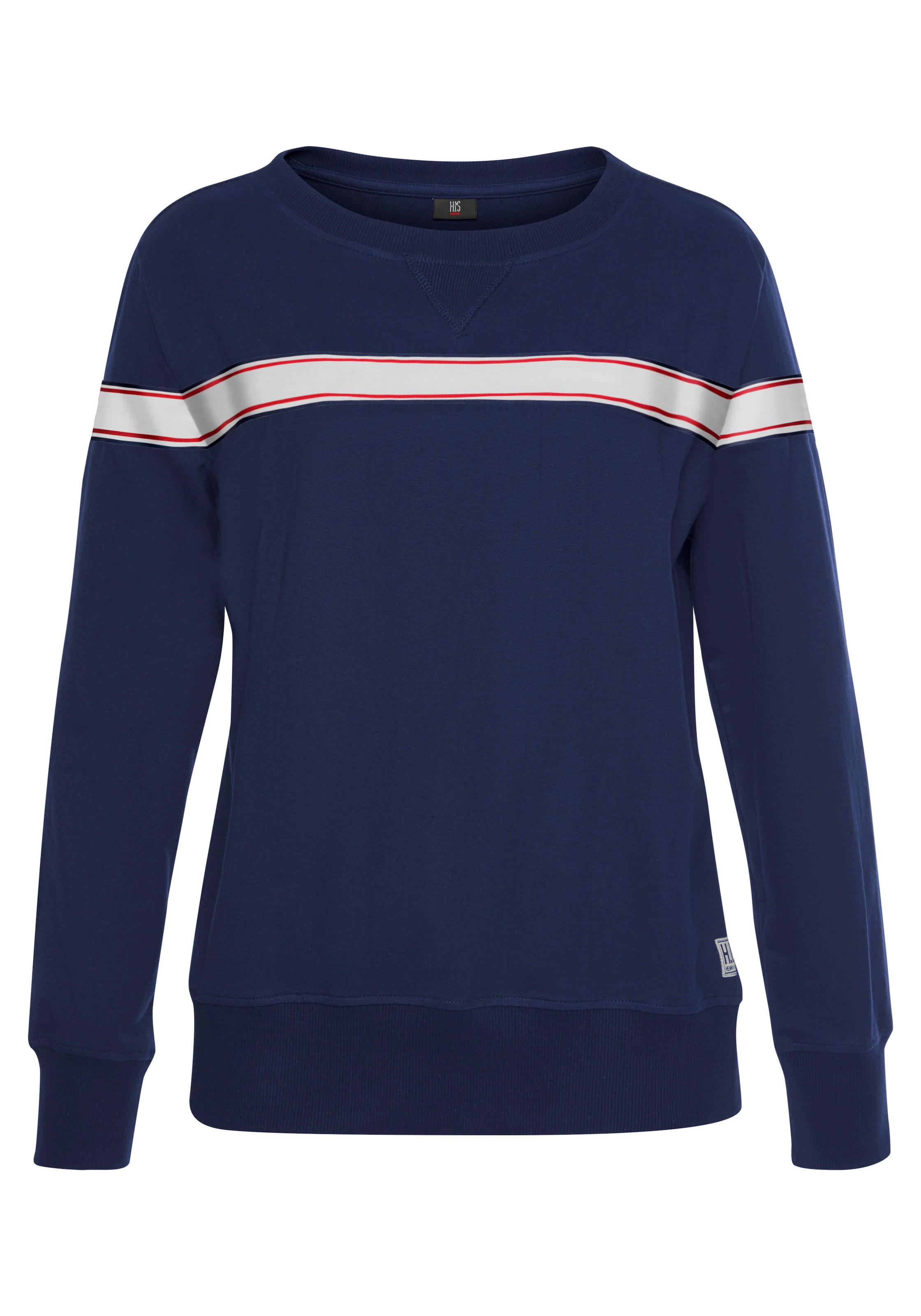 H.I.S Sweatshirt, mit gestreiftem Tape, Loungewear, Loungeanzug