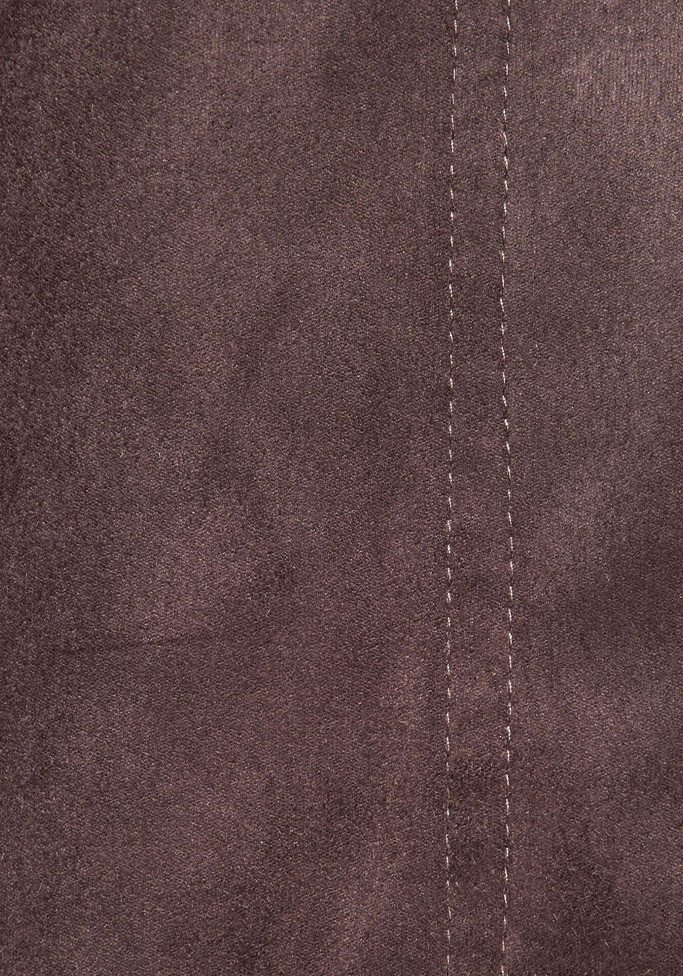 LASCANA Hemdbluse »aus Velourlederimitat« Bluse in Velourslederoptik, Langarmbluse in Wildlederoptik