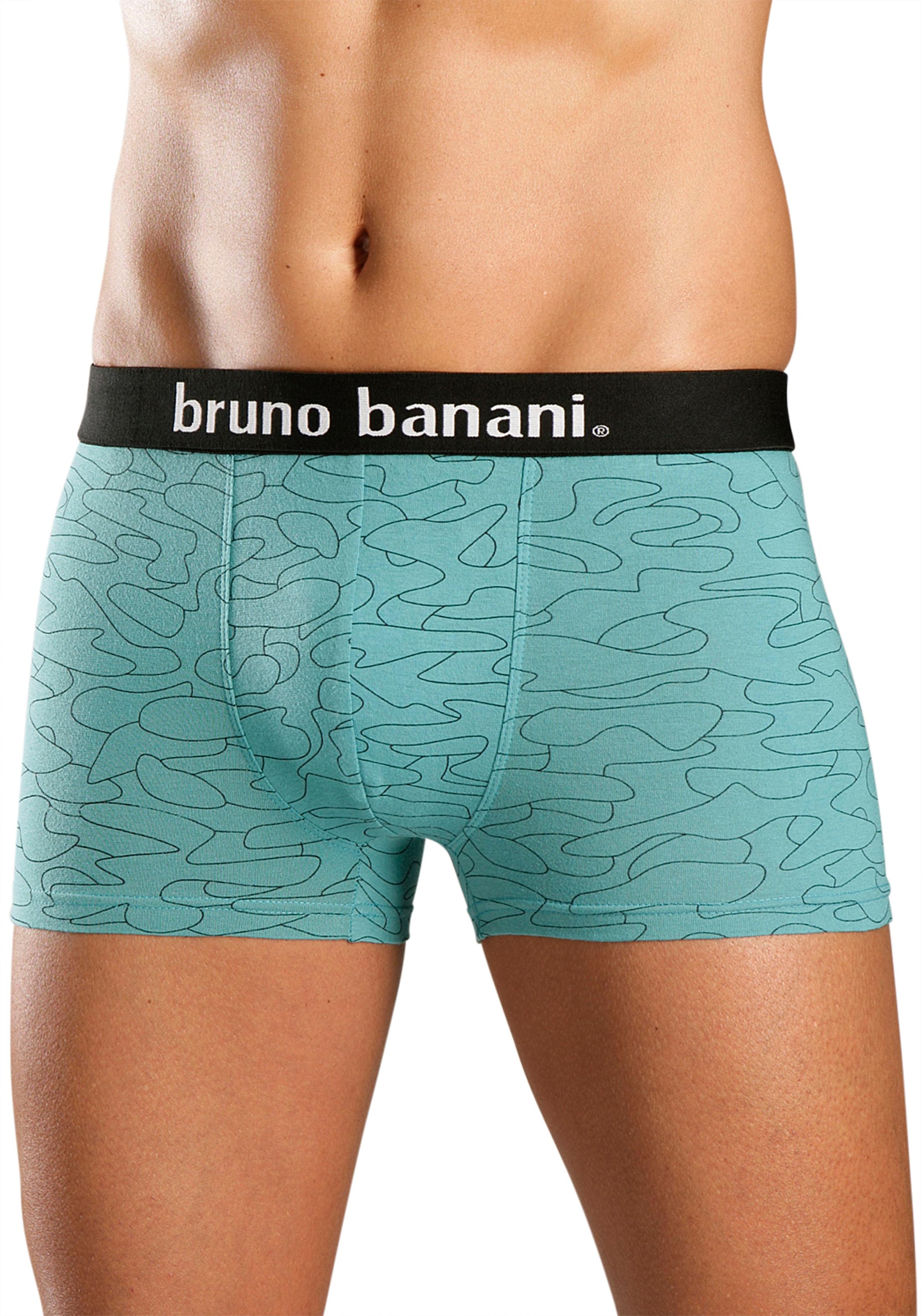 Bruno Banani Boxer »Boxershorts für Herren«, (Packung, 4 St.), mit Kontrast-Webbund