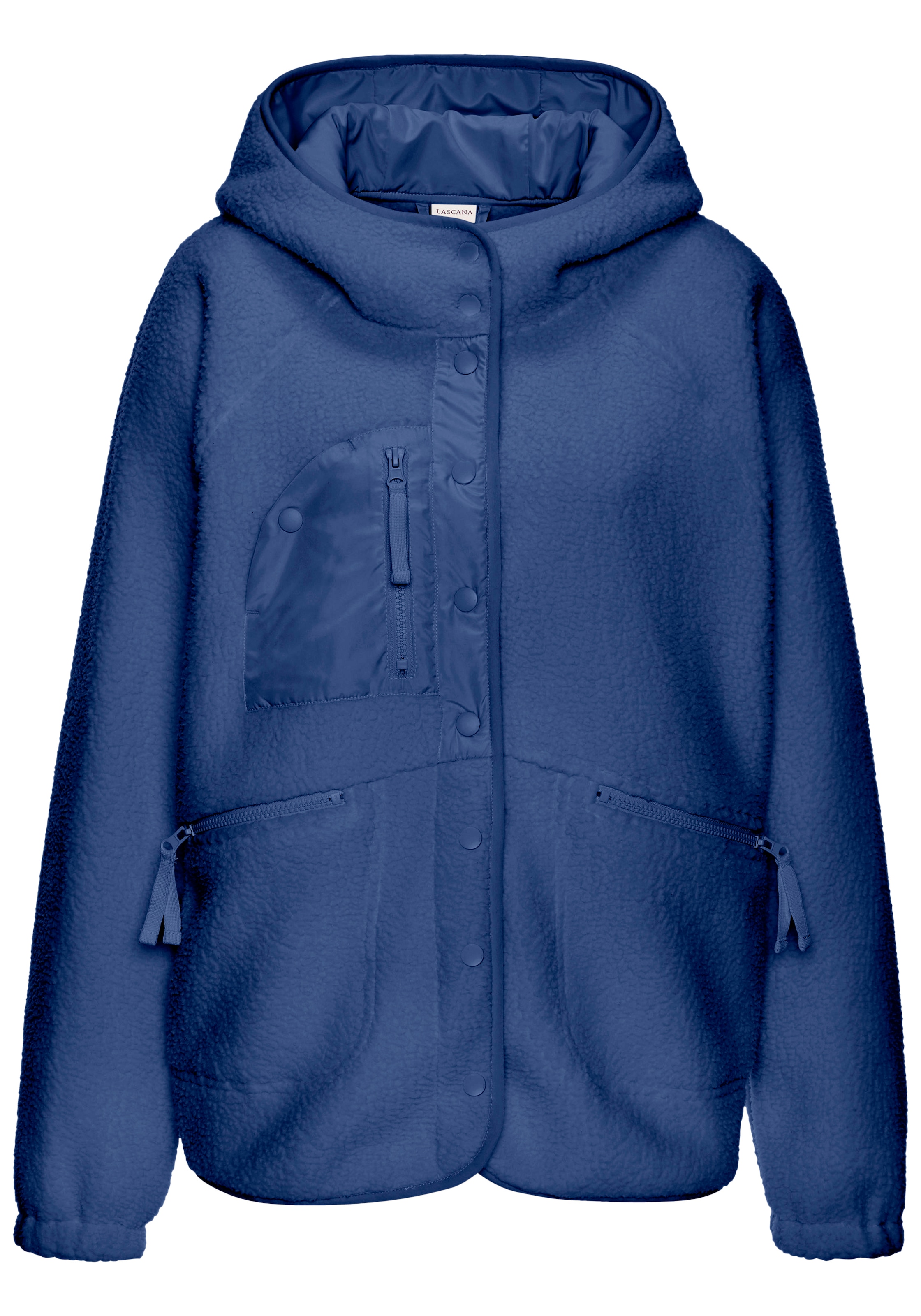 Vivance Active by Lascana Fleecejacke mit Fledermausärmeln
