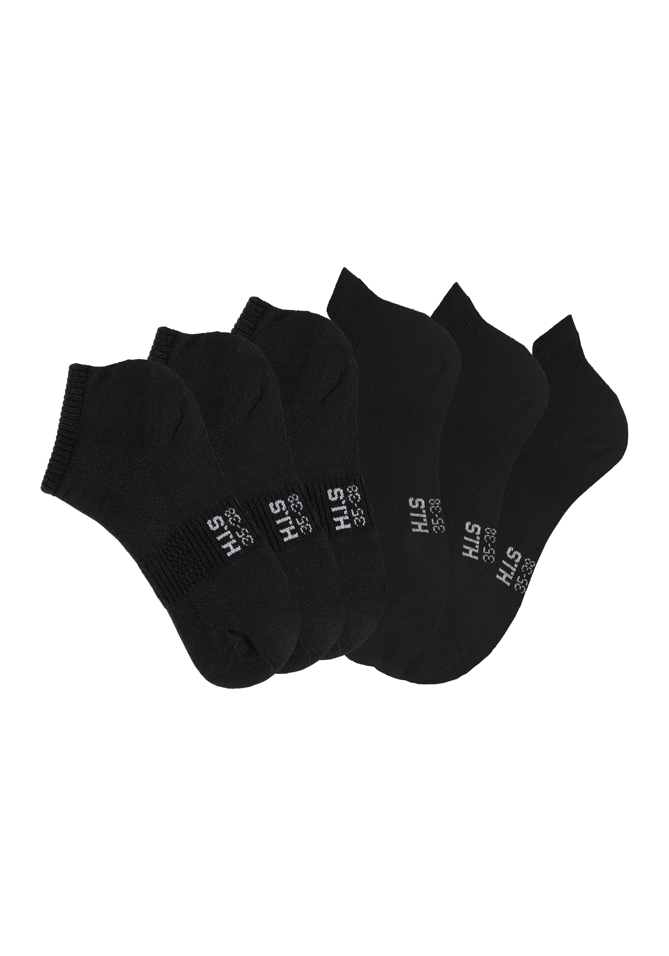 H.I.S Sportsocken Packung, 6 Stk. tlg. Kurzsocken und Sneakersocken in einem Pack