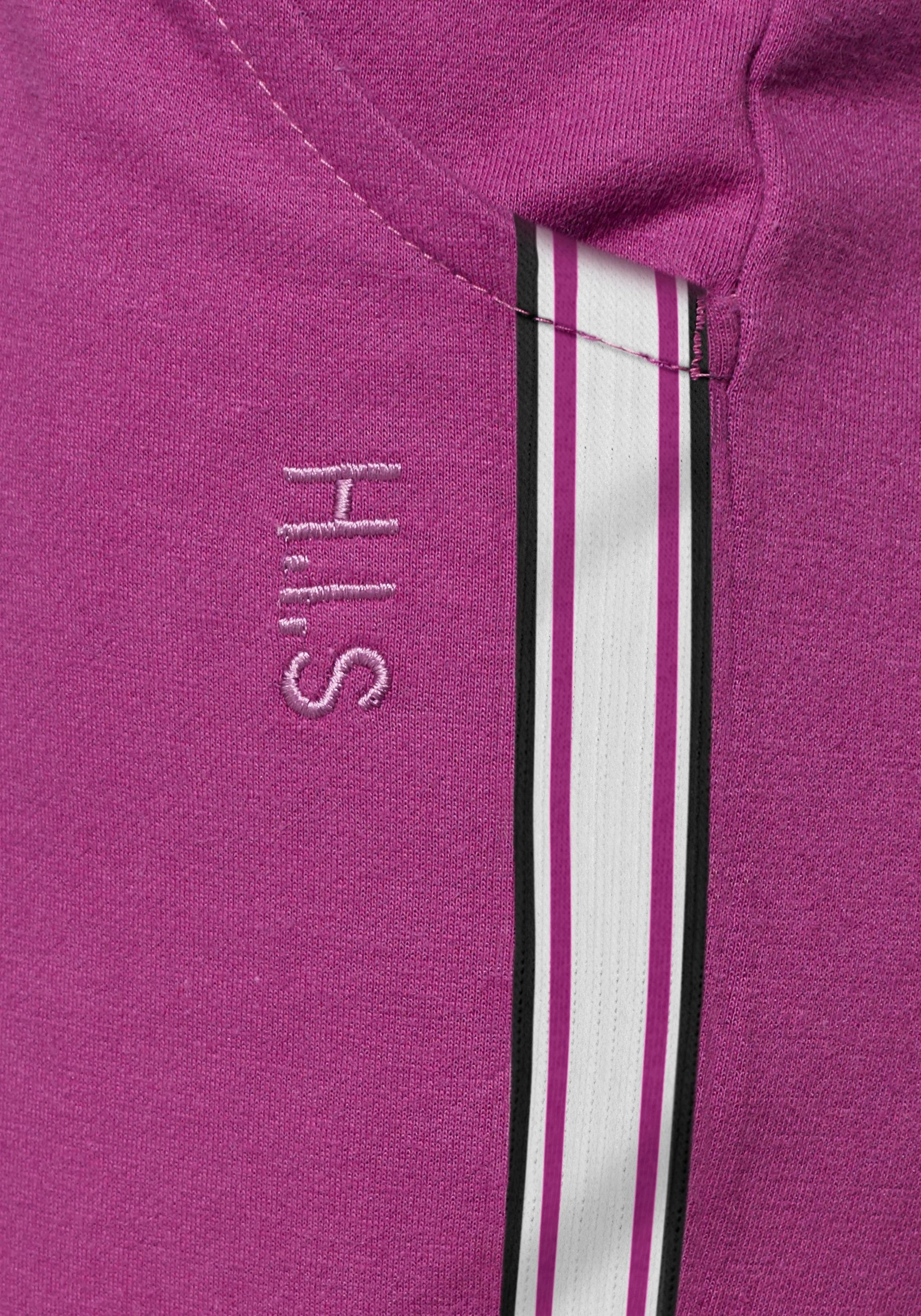 H.I.S Homewearhose, -Loungehose mit seitlichen Streifen und Eingrifftaschen, Loungewear