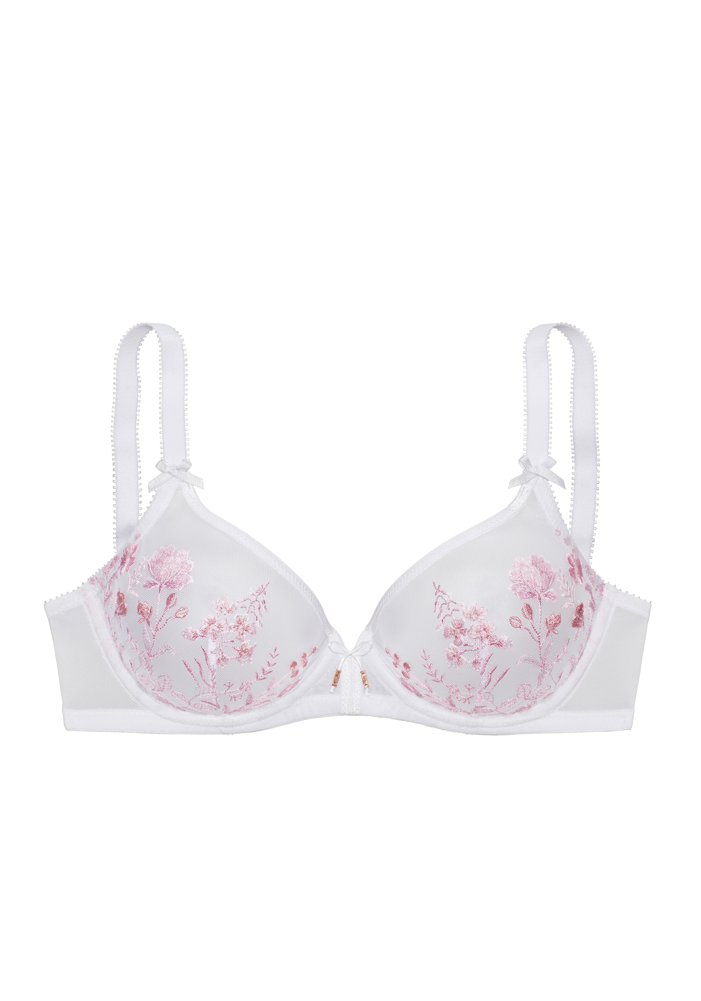 LASCANA Bügel-BH »Maria« Stickerei-Spitze, als Dessous-Set kombinierbar, große Größen