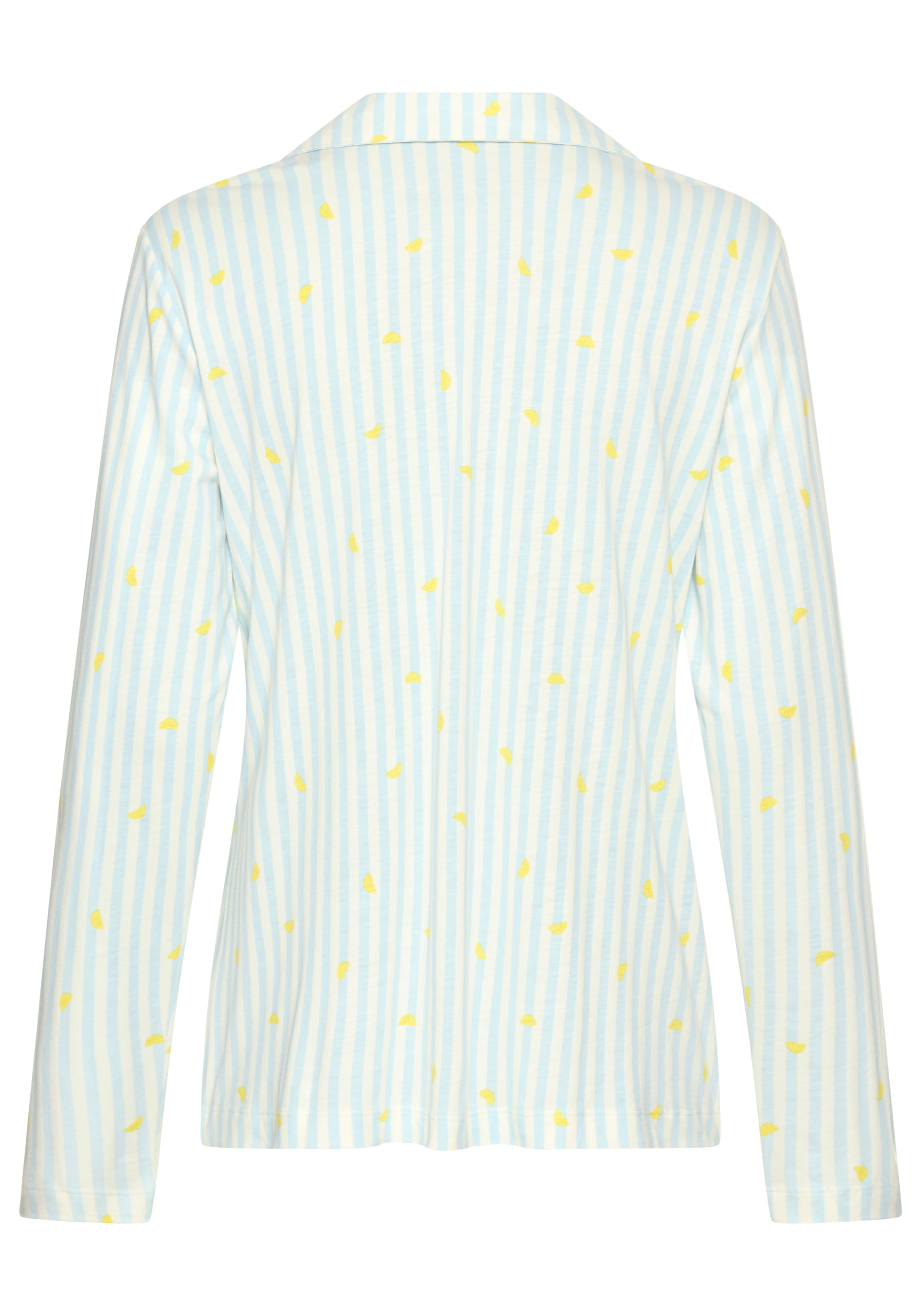 Vivance Dreams by Lascana Pyjamaoberteil mit süßem Streifen- und Früchtedruck