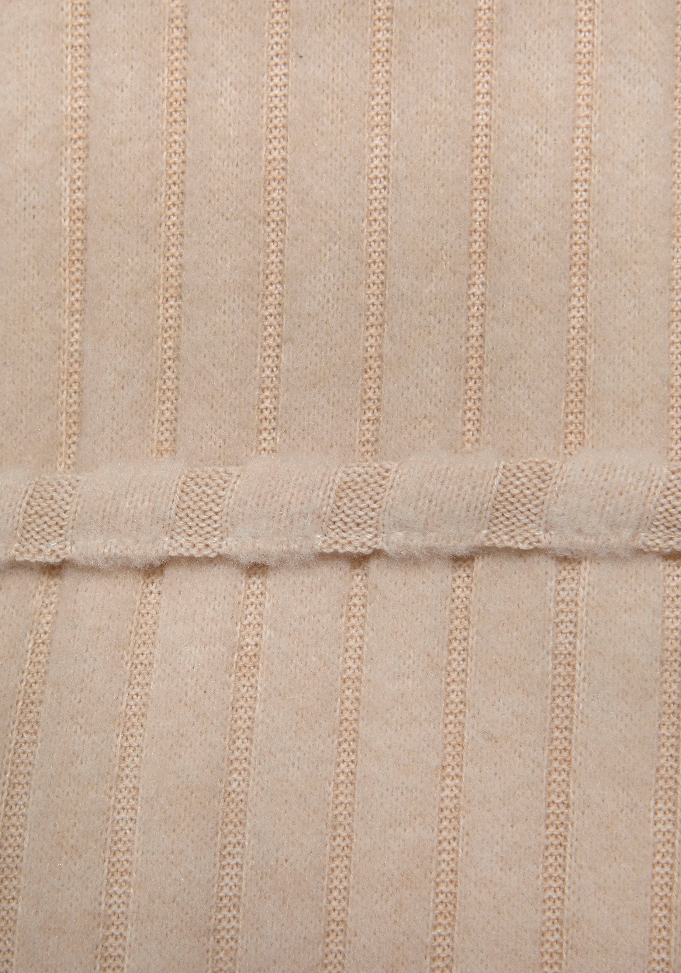 LASCANA Strickkleid, Lounge-/ Rippkleid mit weiten Ärmeln und Taillenband, Loungewear