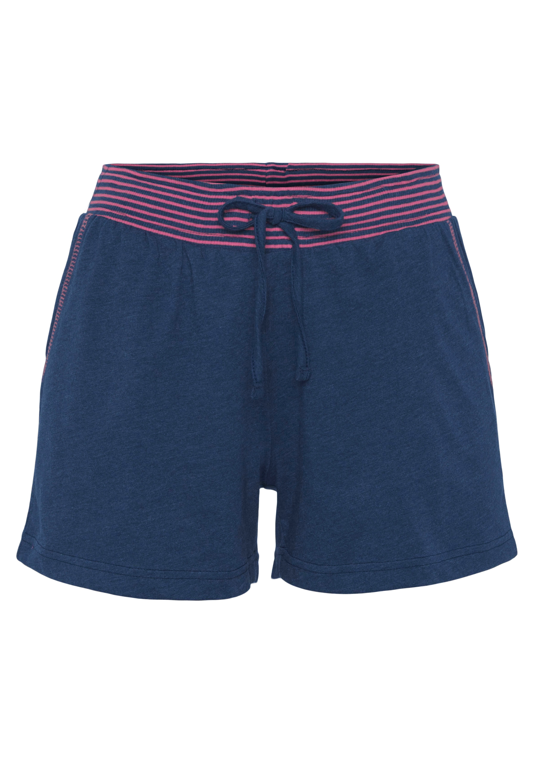 Vivance Dreams Shorty, (2 tlg.), mit dekorativen Flatlock-Nähten in Neonfarben