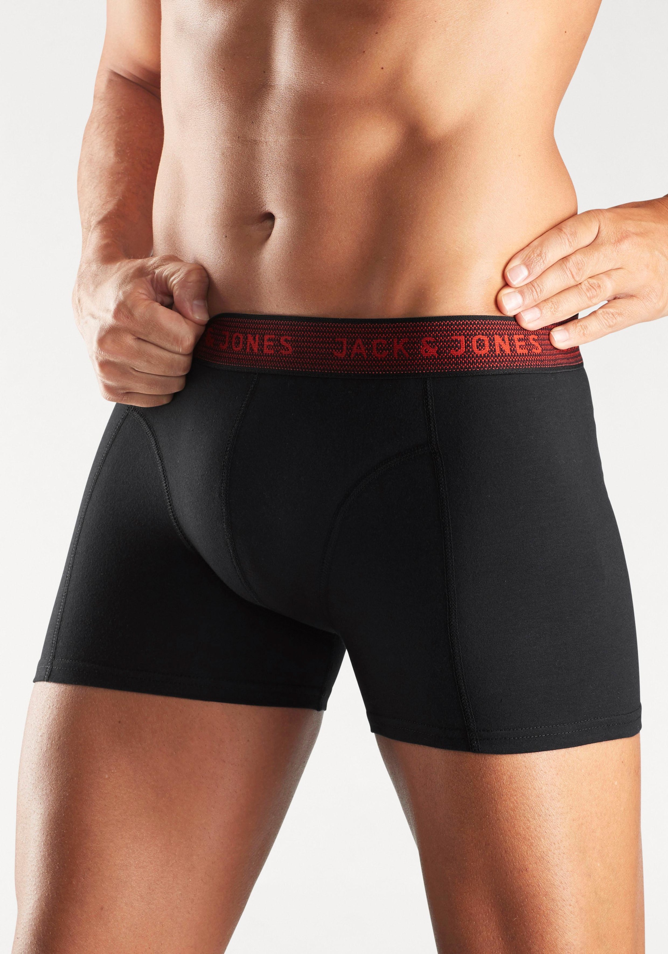 Jack & Jones Boxer »JAC Waistband Trunks« Packung, 3 Stk.