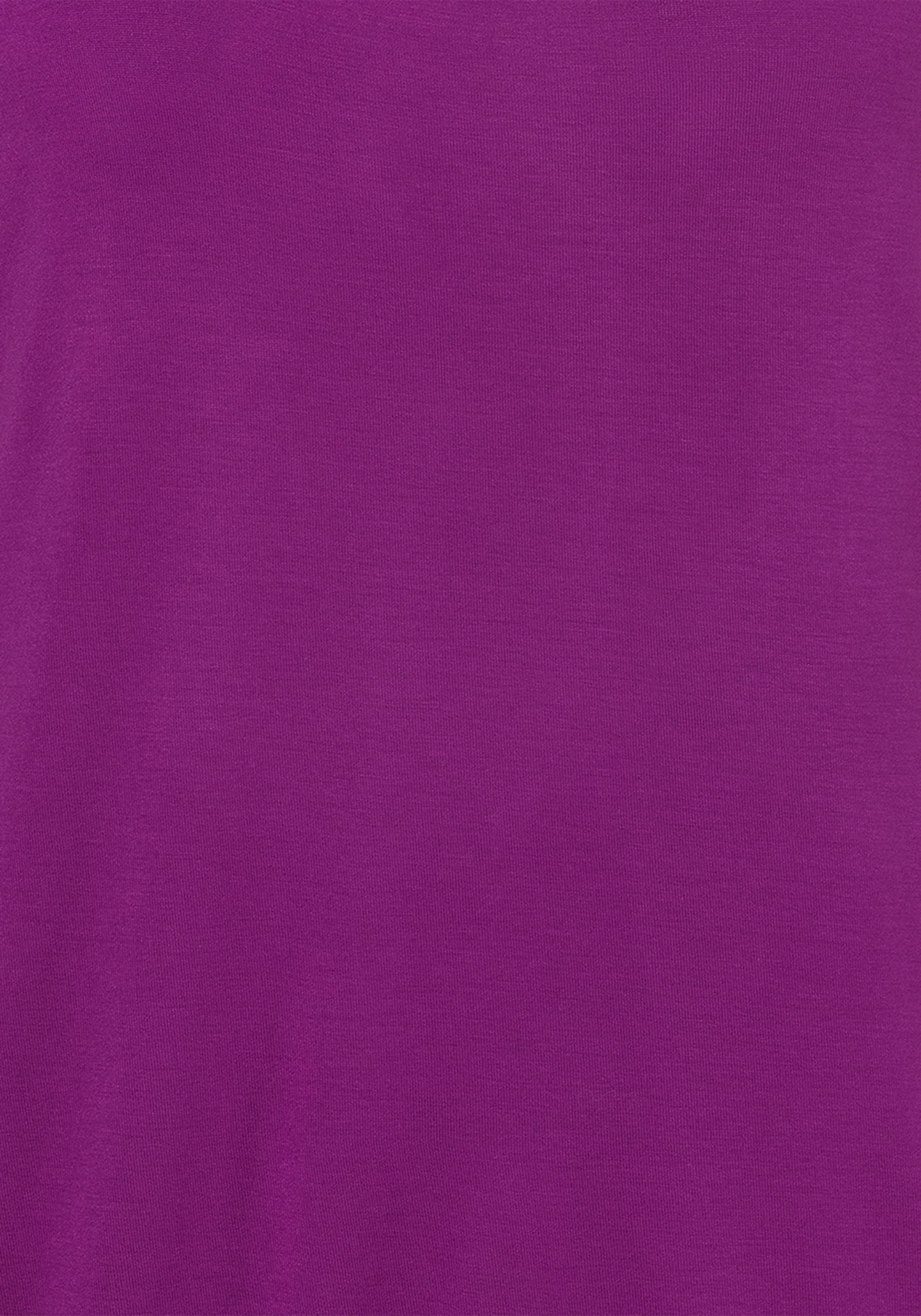Vivance Kurzarmshirt »mit Gummizug im Bund«, aus weichem Viskose-Stretch